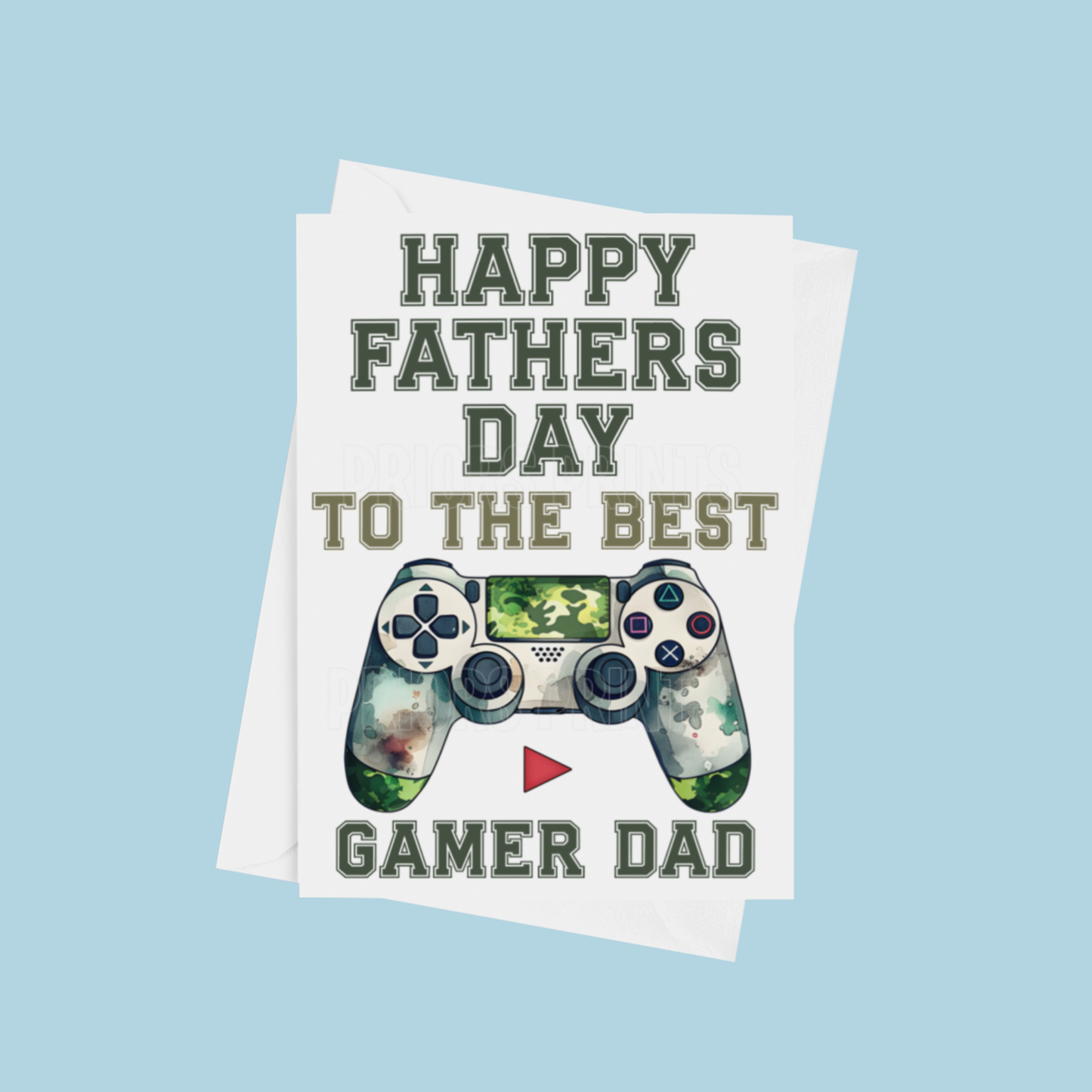 Gamer Dad- Fathers Day Card
