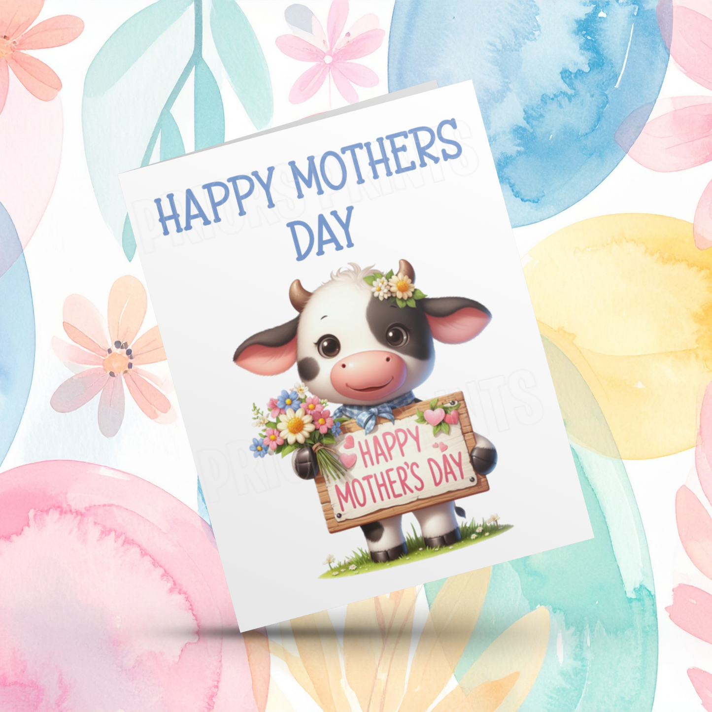 Cute Animals Happy Mothers Day Card