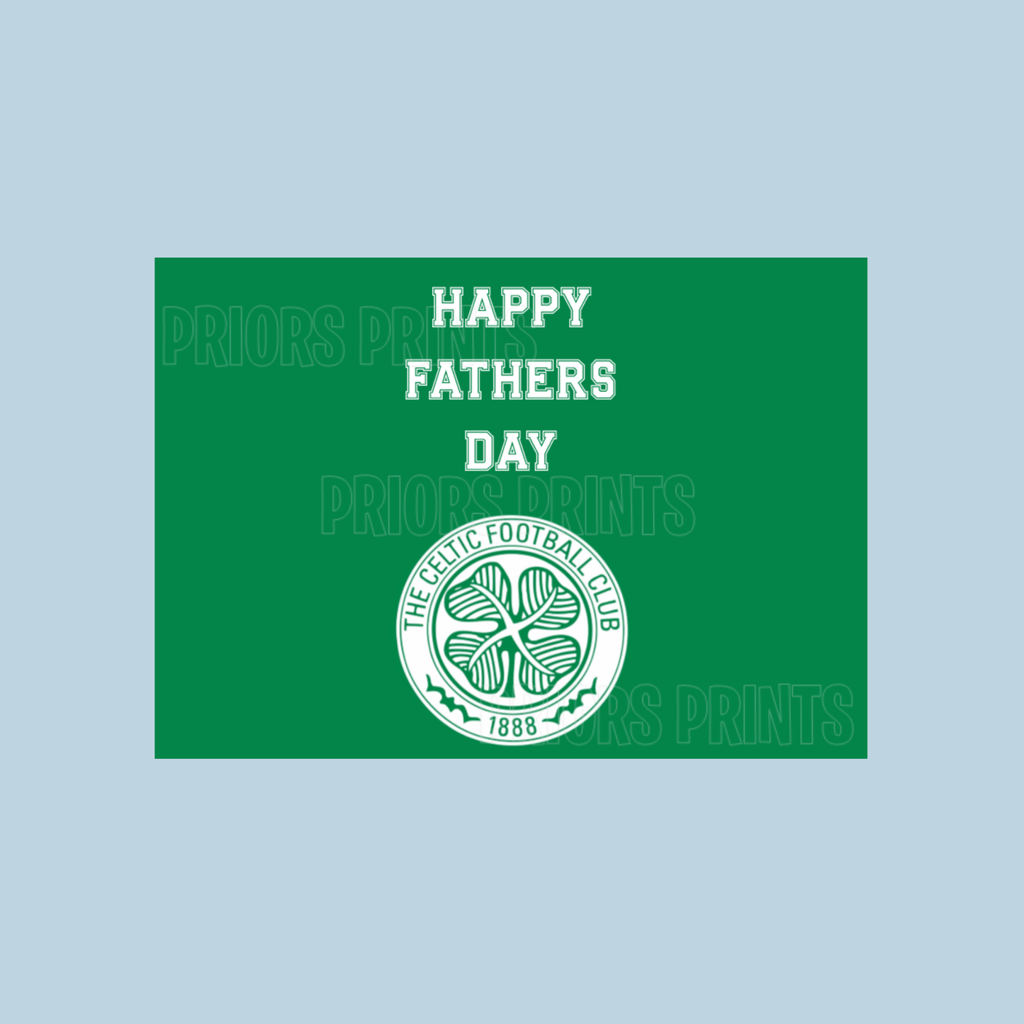 Football Team Happy Fathers Day Chocolate Bar Wrapper