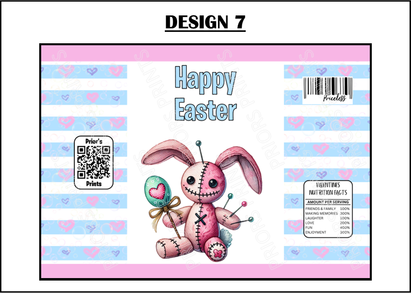 Easter Voodoo Dolls Treat Packets (Medium Sized)