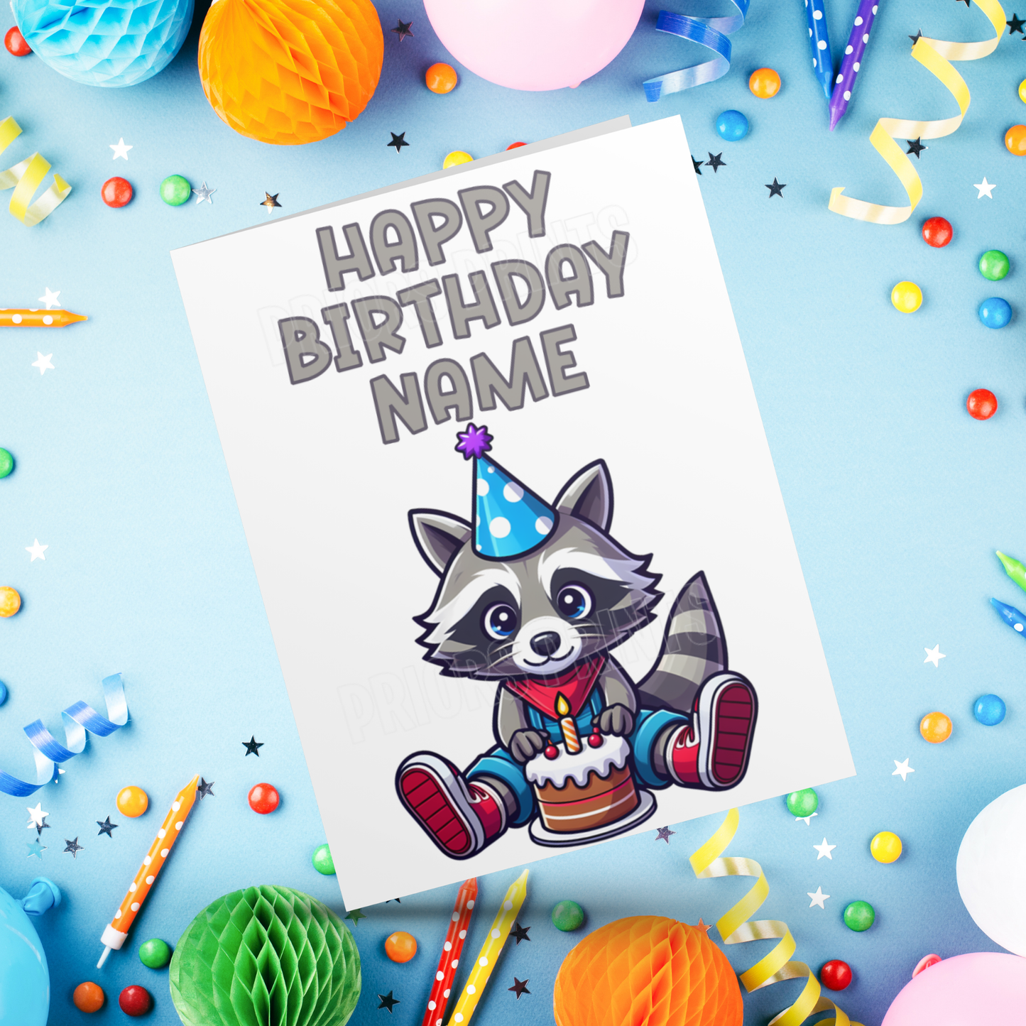 Cute Superhero Personalised Birthday Card I Marvel