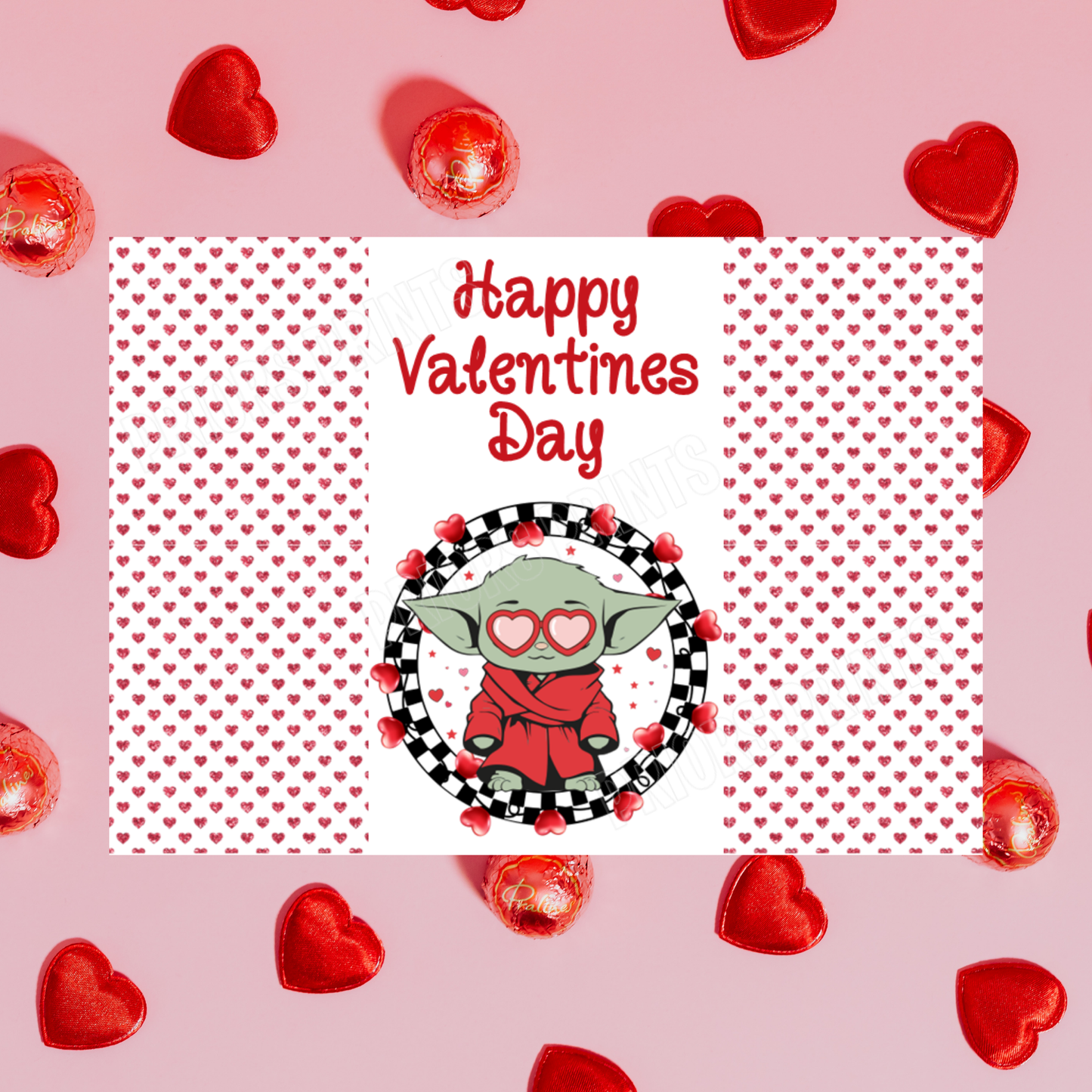 Disney Character Personalised Valentines Day Chocolate Bar Wrappers 1 I Cars I Yoda I Star Wars I Spiderman I Toy Story I Woody I Jessie I Lightening Macqueen