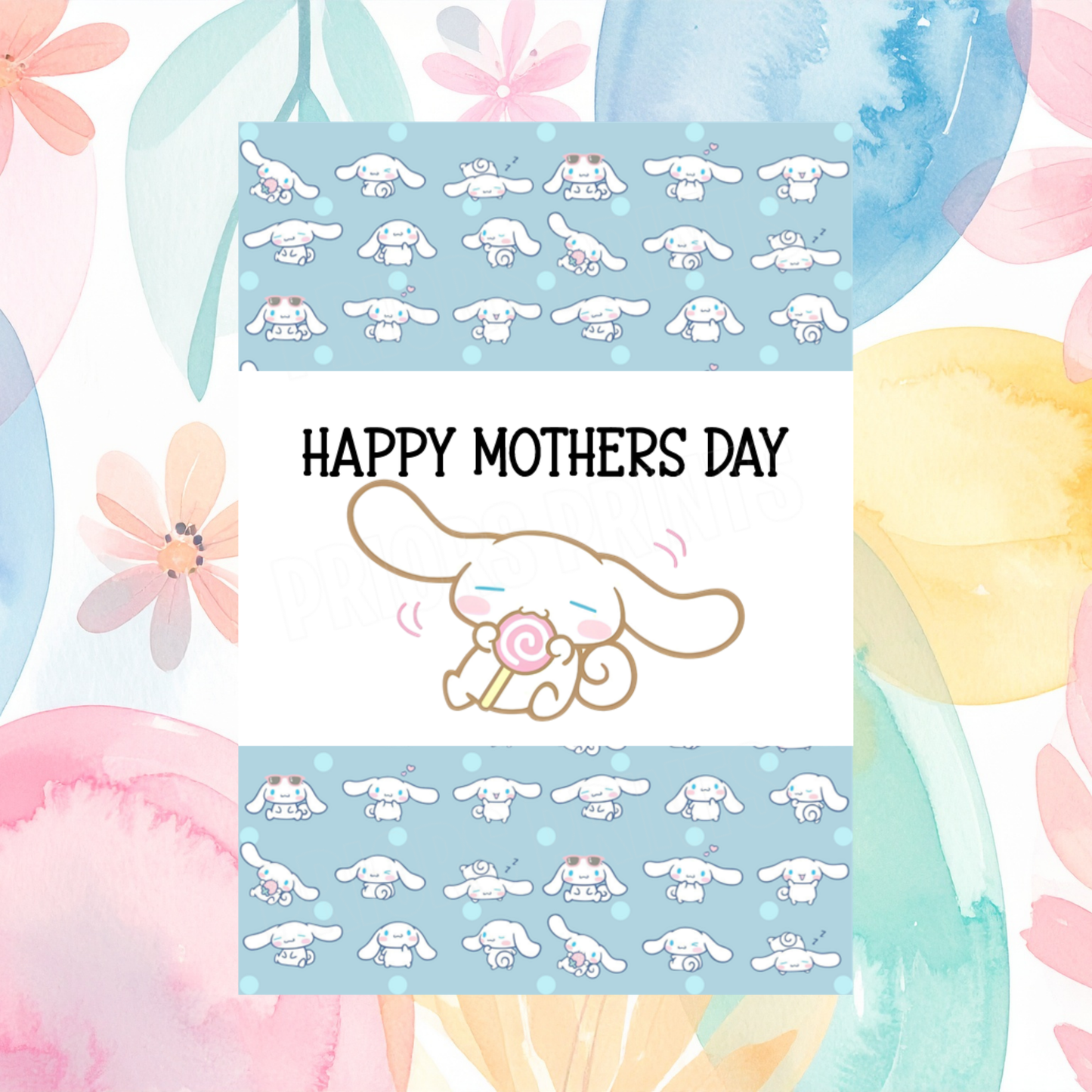 Hello Kitty & Friends Happy Mothers Day Chocolate Bar Wrapper I Sanrio I My Melody I Cinnamoroll I Kuromi