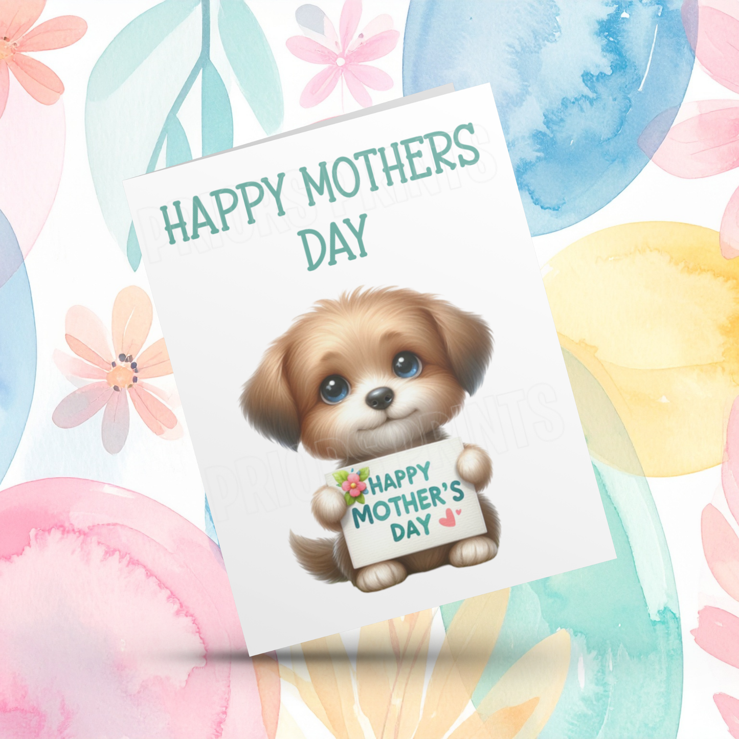 Cute Animals Happy Mothers Day Card