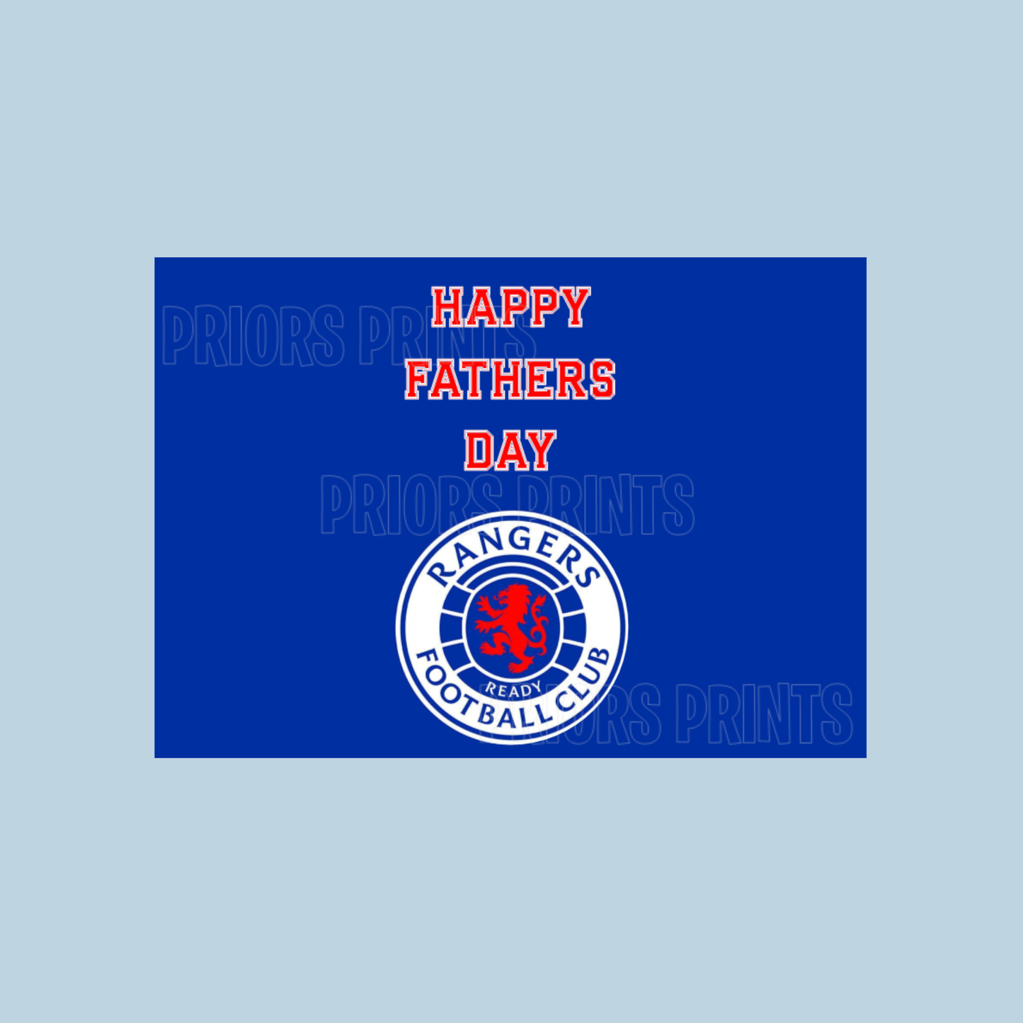 Football Team Happy Fathers Day Chocolate Bar Wrapper
