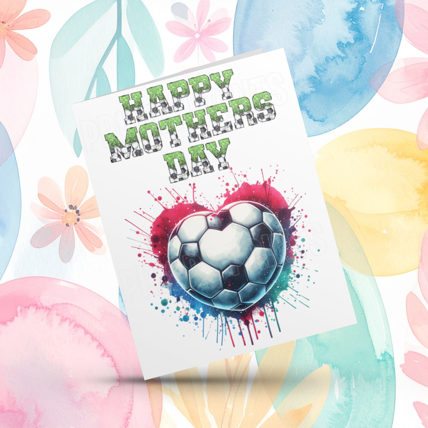 Football Happy Mothers Day Card