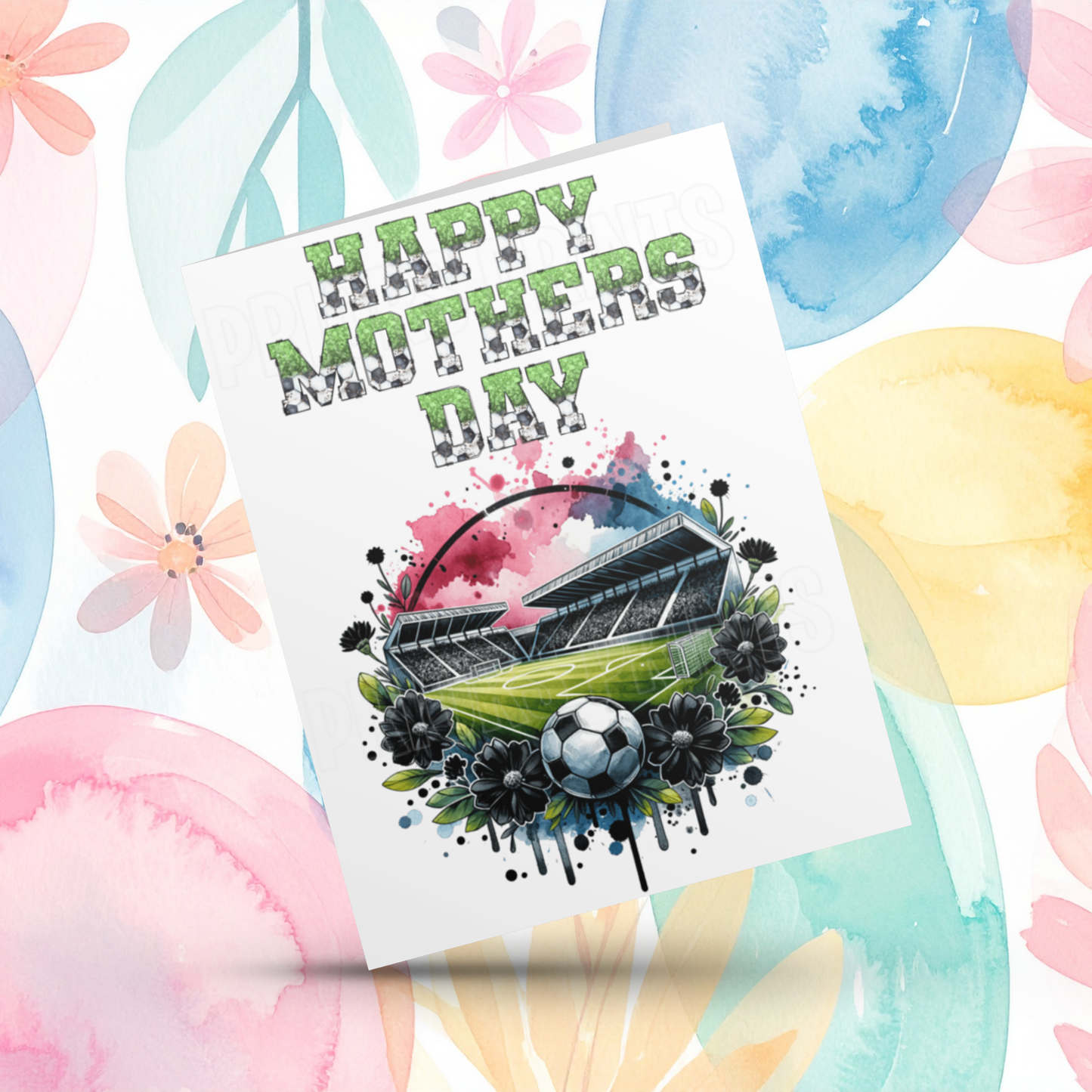 Football Happy Mothers Day Card