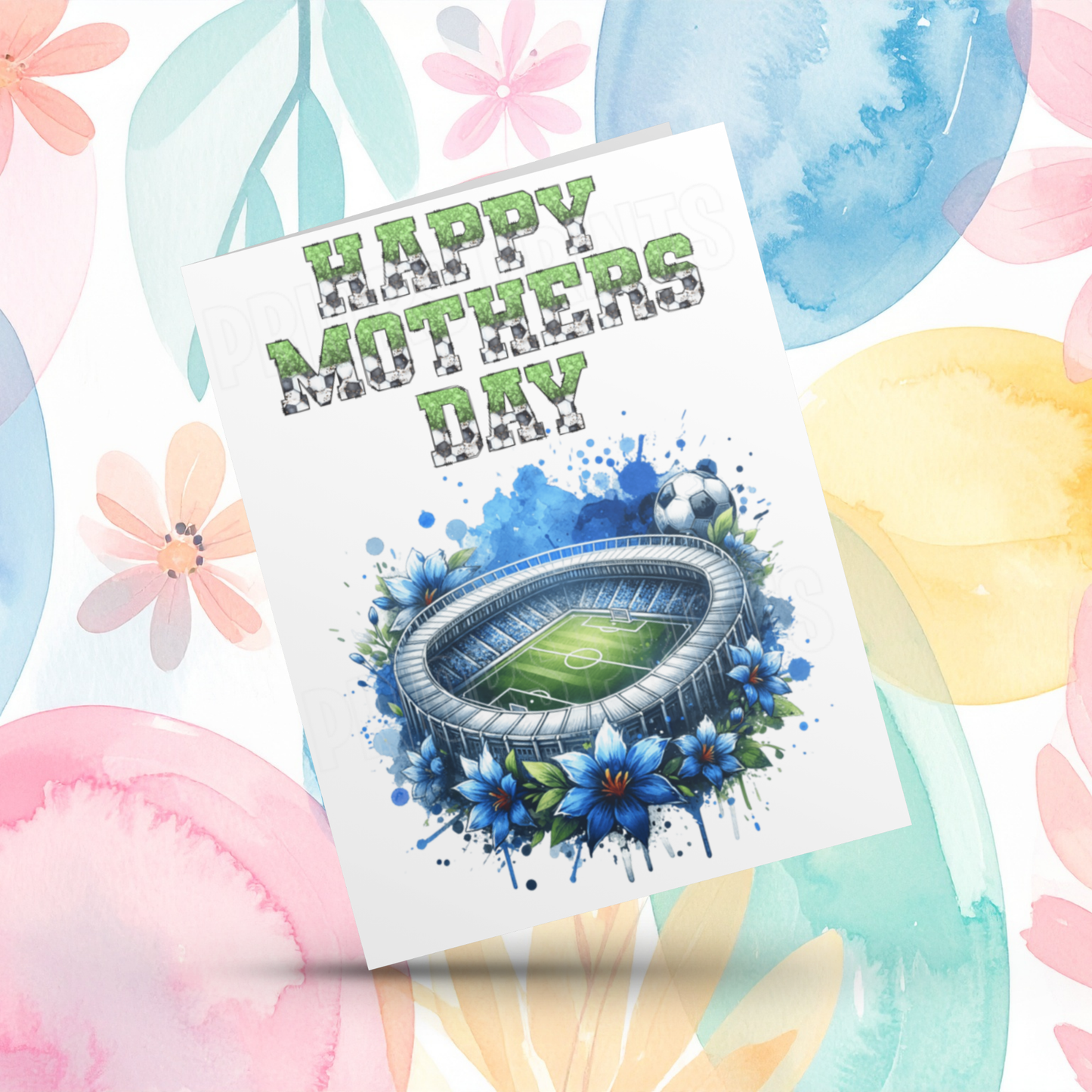 Football Happy Mothers Day Card