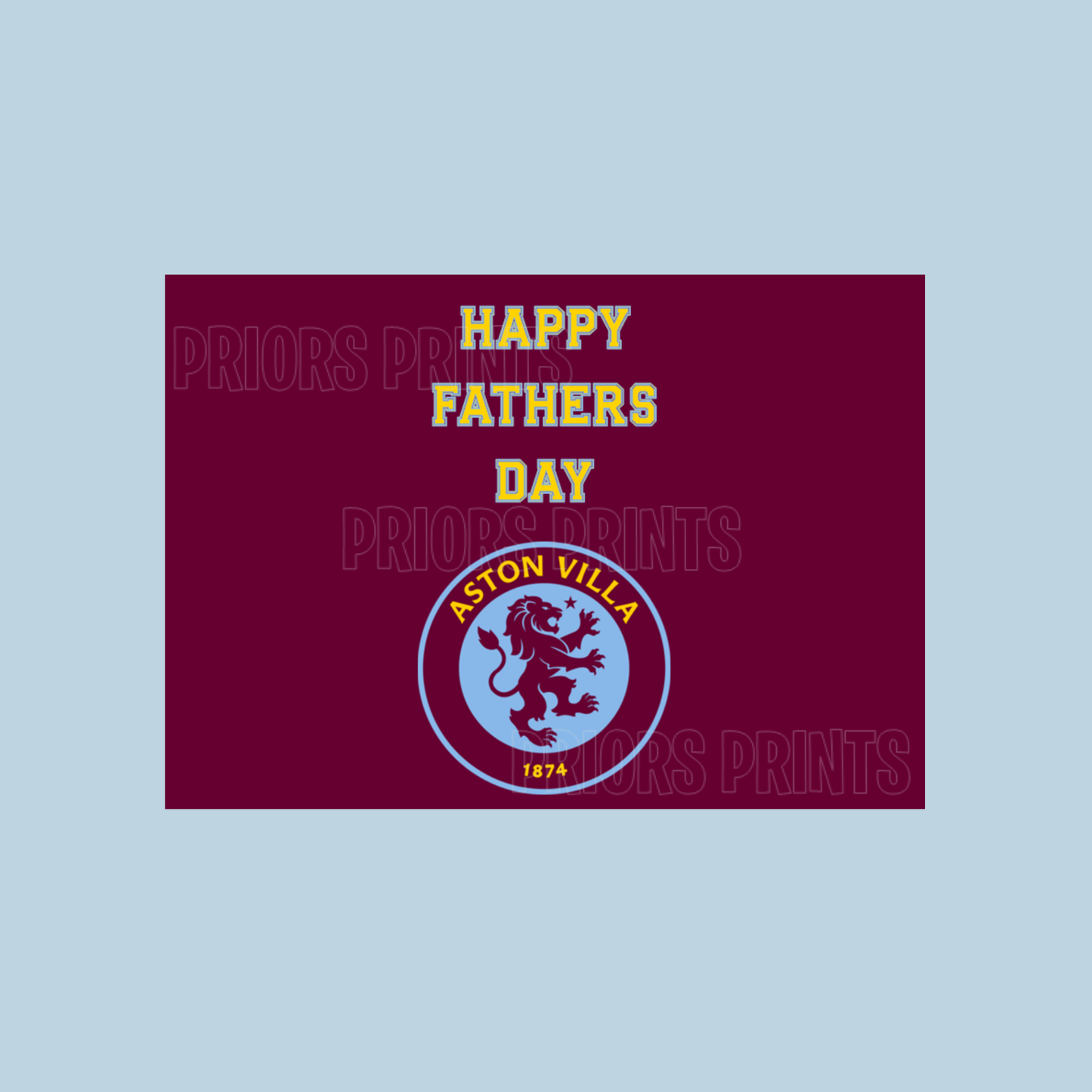 Football Team Happy Fathers Day Chocolate Bar Wrapper