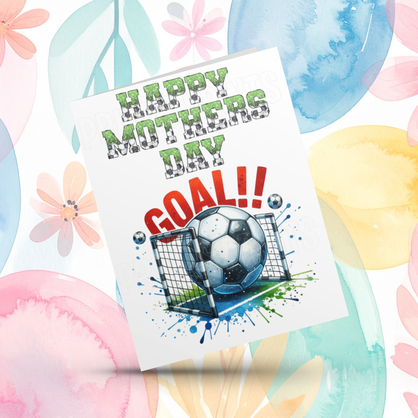Football Happy Mothers Day Card