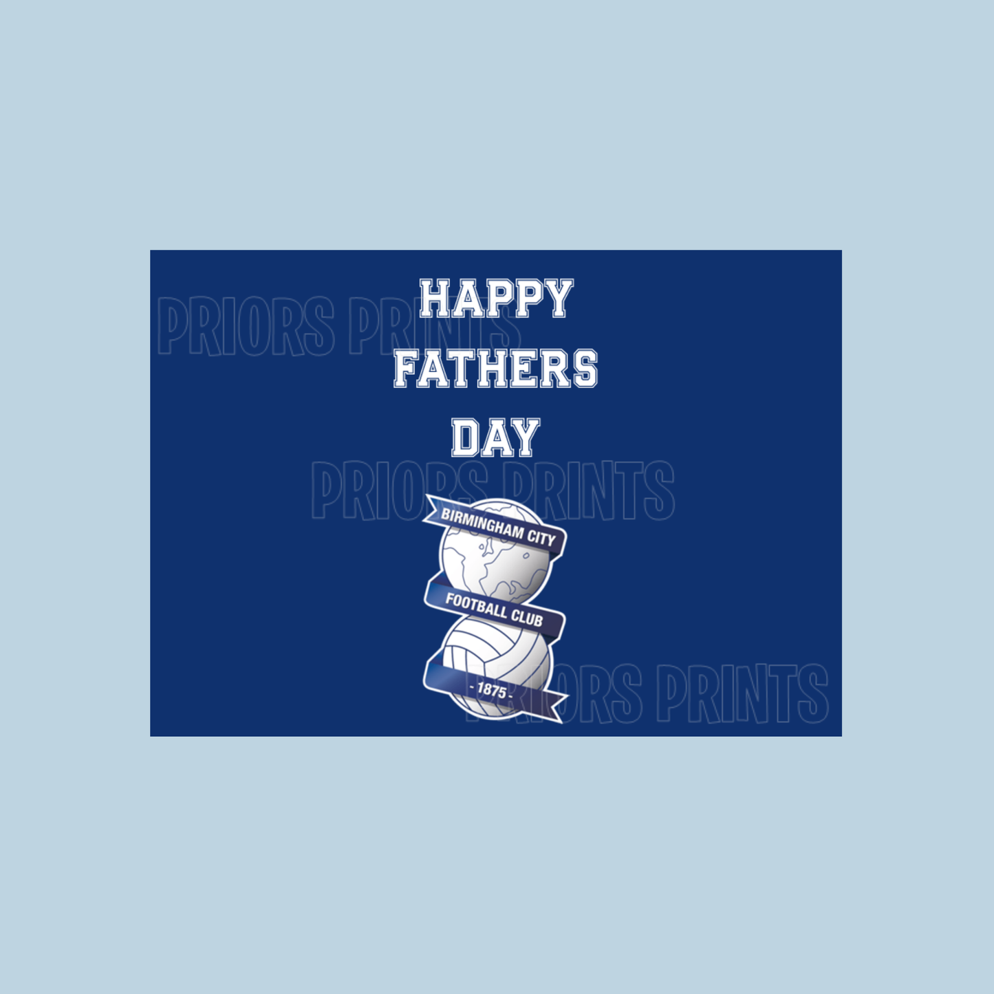 Football Team Happy Fathers Day Chocolate Bar Wrapper