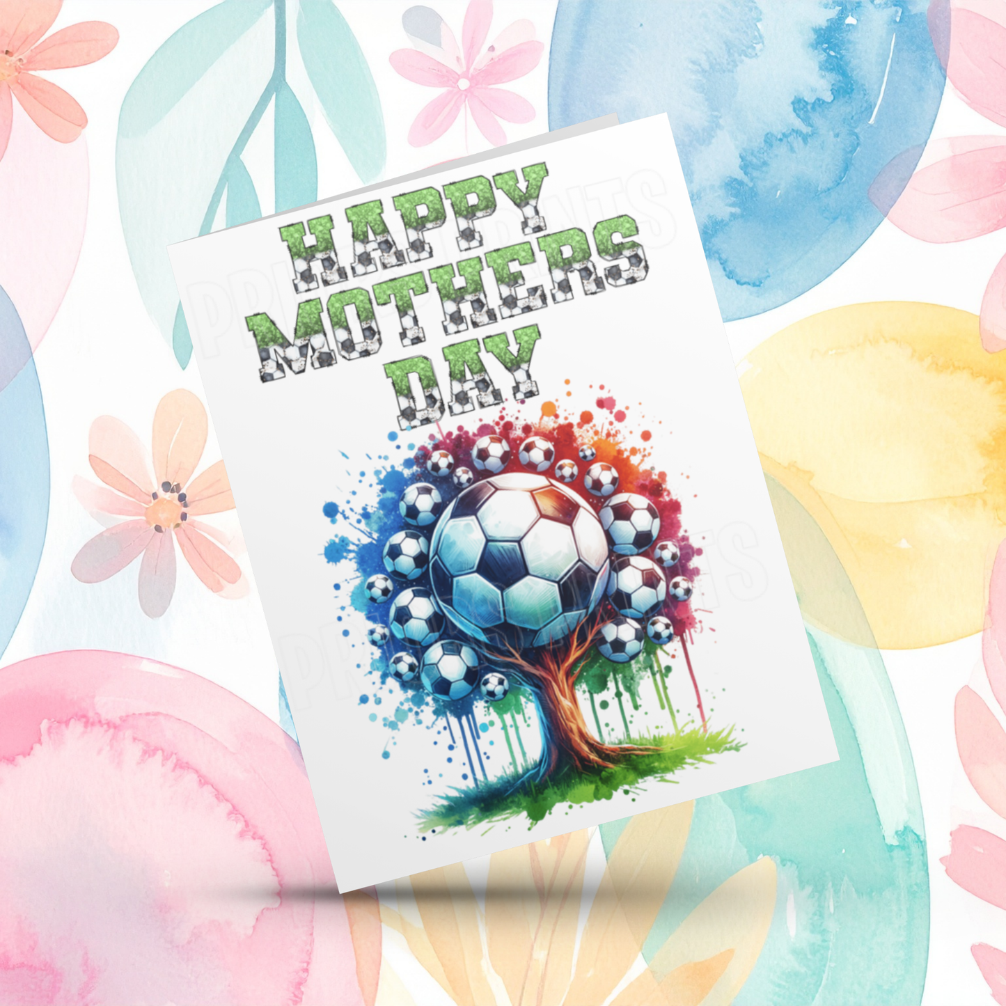 Football Happy Mothers Day Card