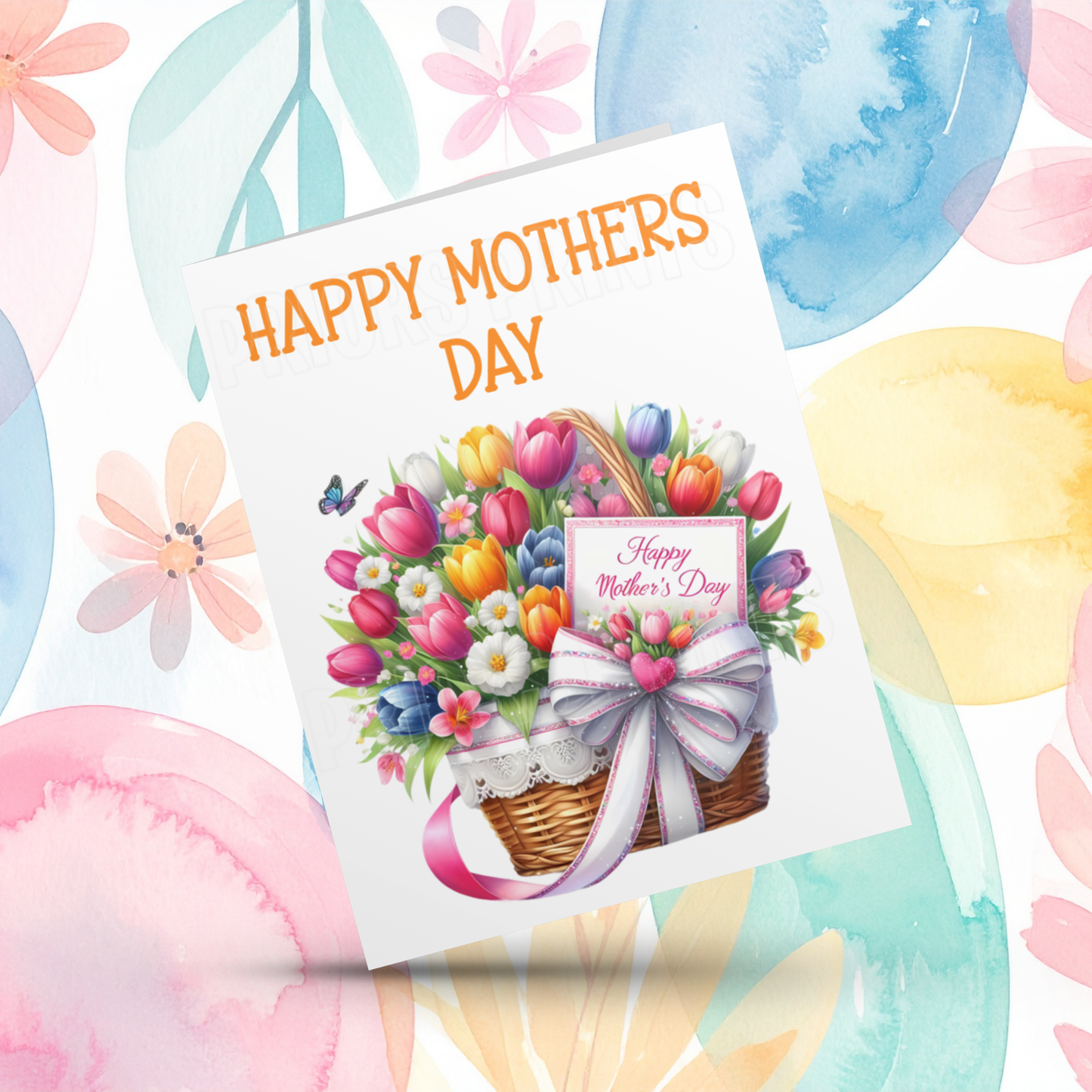 Flower Happy Mothers Day Card