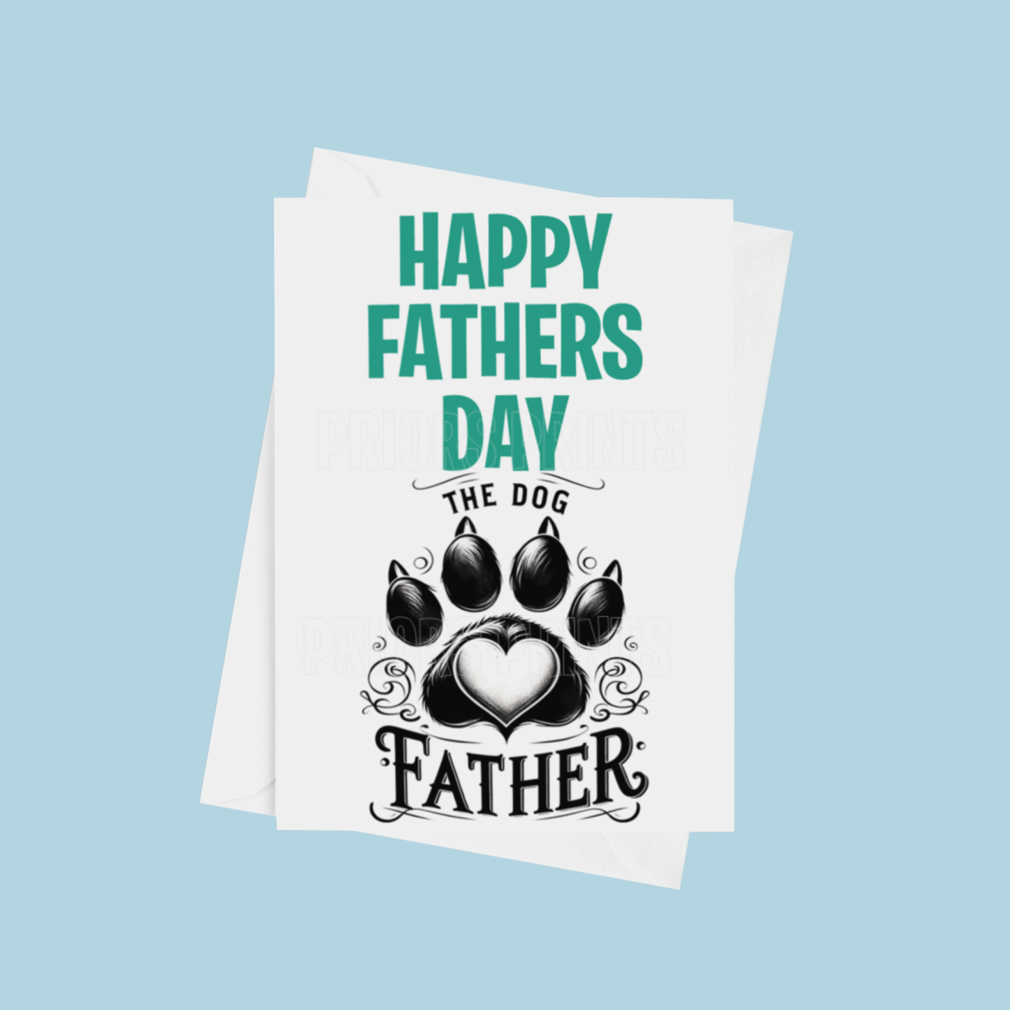 Cat or Dog Dad Fathers Day Cards- Mixed Designs