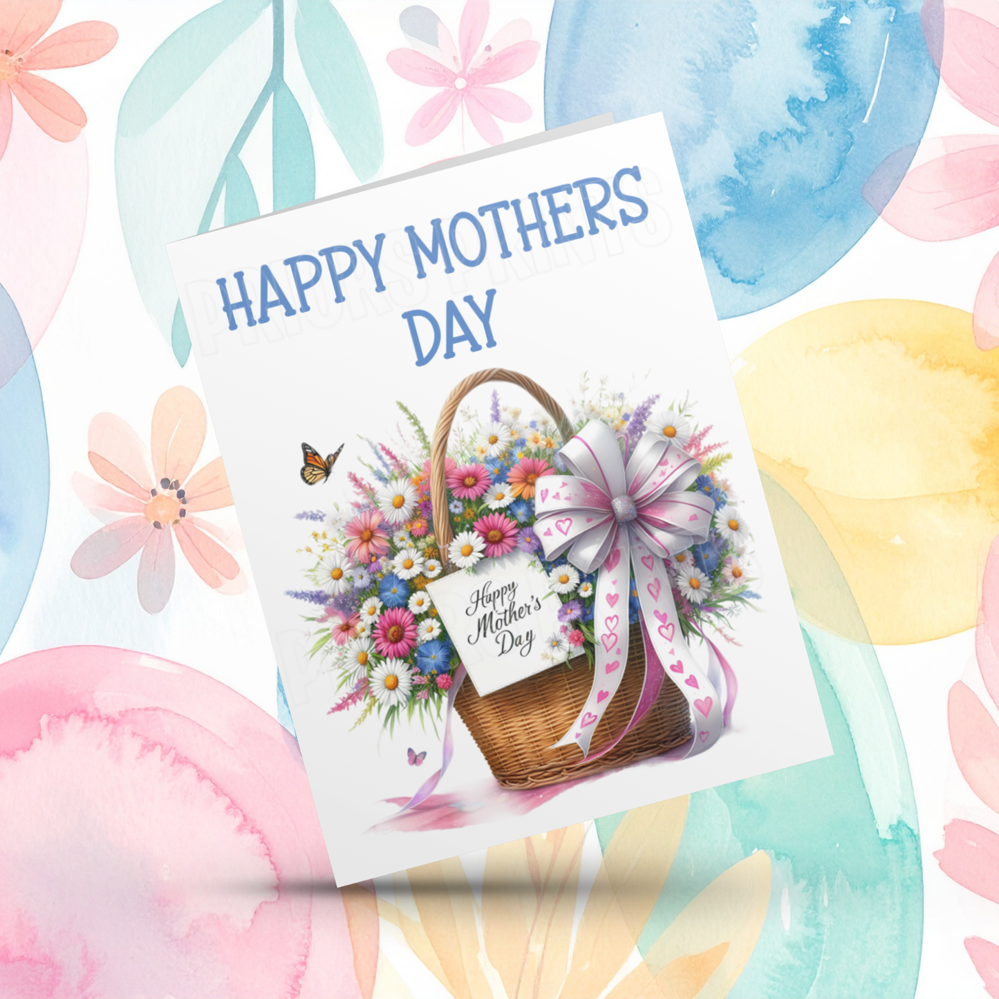 Flower Happy Mothers Day Card