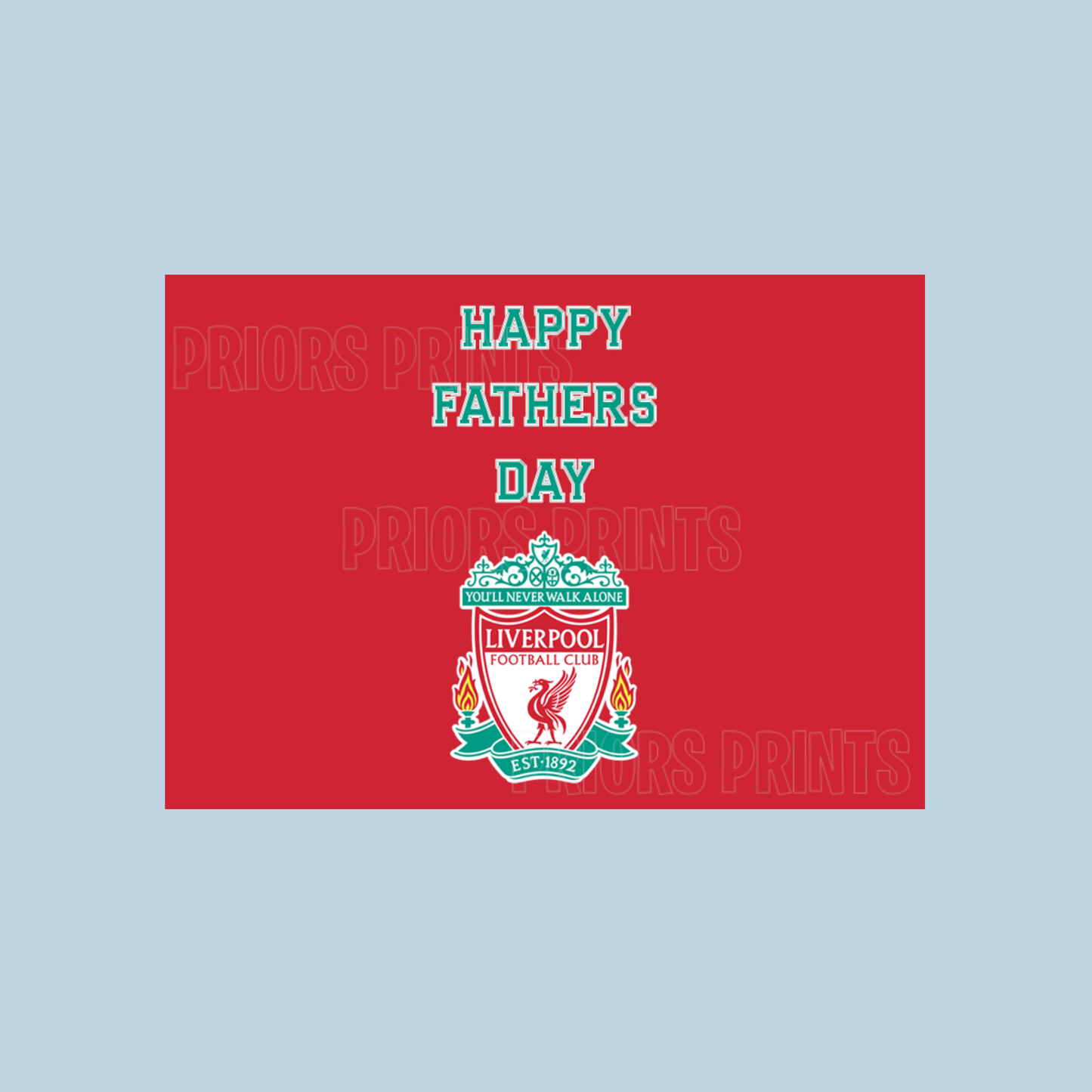Football Team Happy Fathers Day Chocolate Bar Wrapper