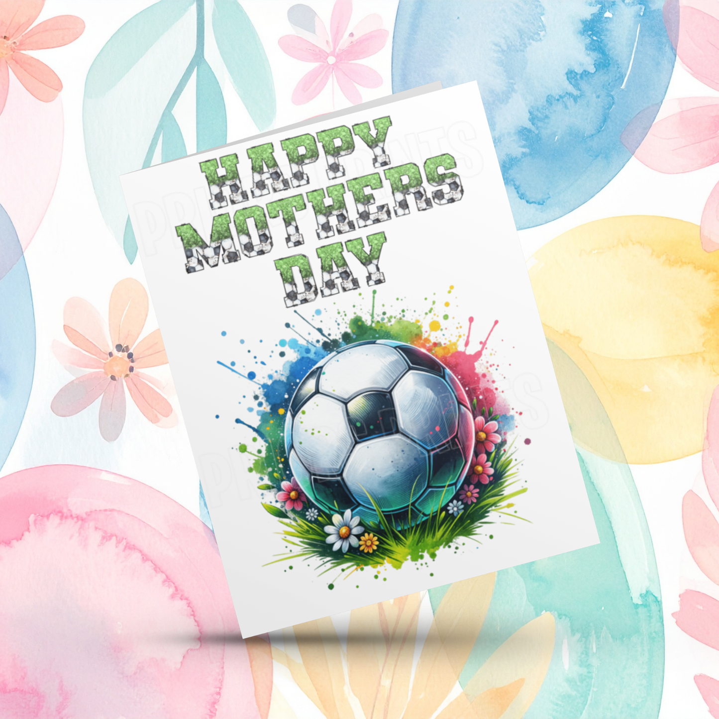 Football Happy Mothers Day Card