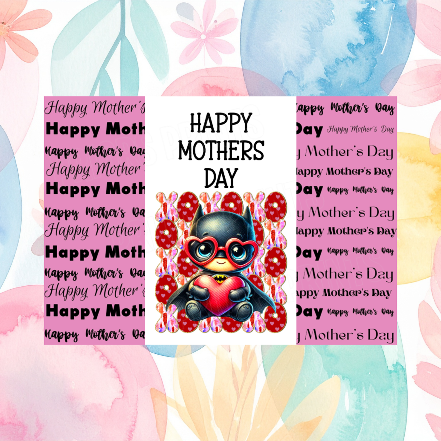 XOXO Character Happy Mothers Day Chocolate Bar Wrapper 2