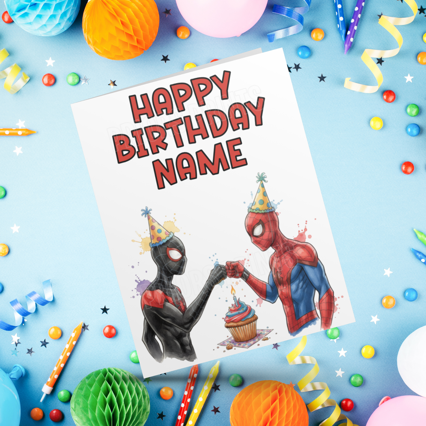 Mixed Superhero Personalised Birthday Card I Marvel (Copy)