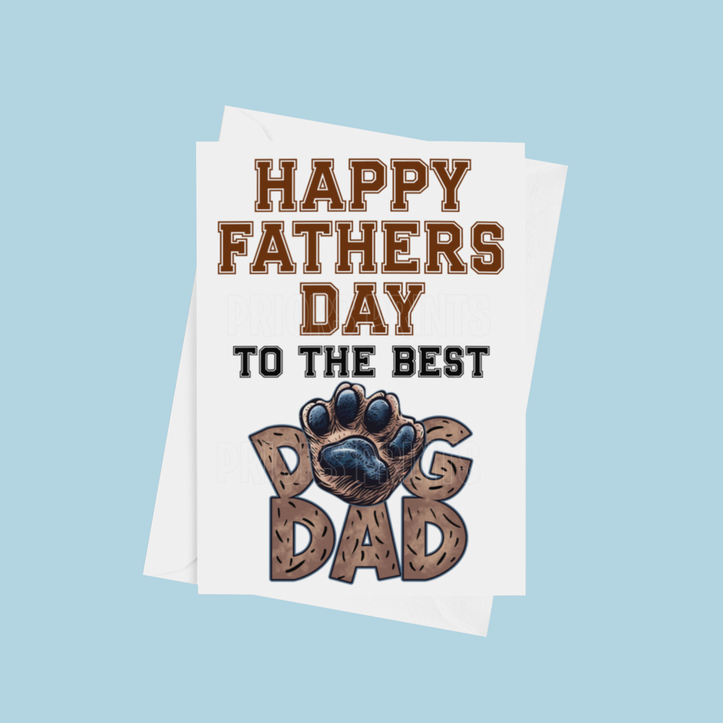Cat or Dog Dad Fathers Day Cards- Mixed Designs