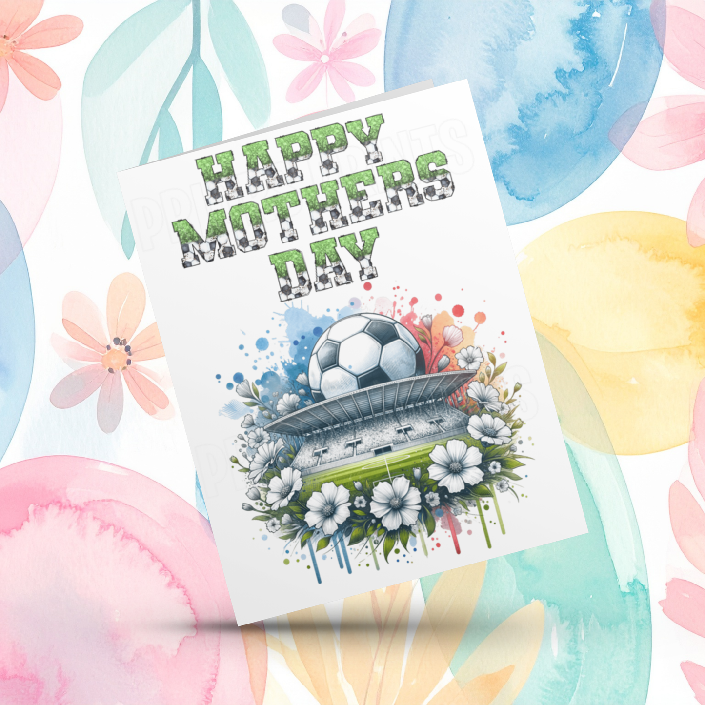 Football Happy Mothers Day Card