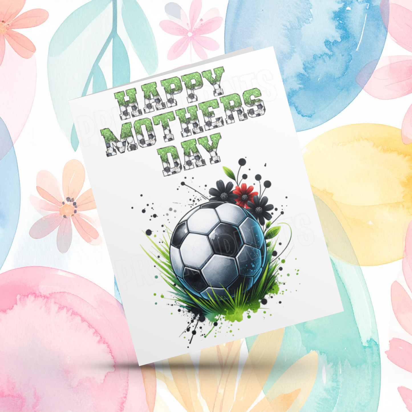 Football Happy Mothers Day Card