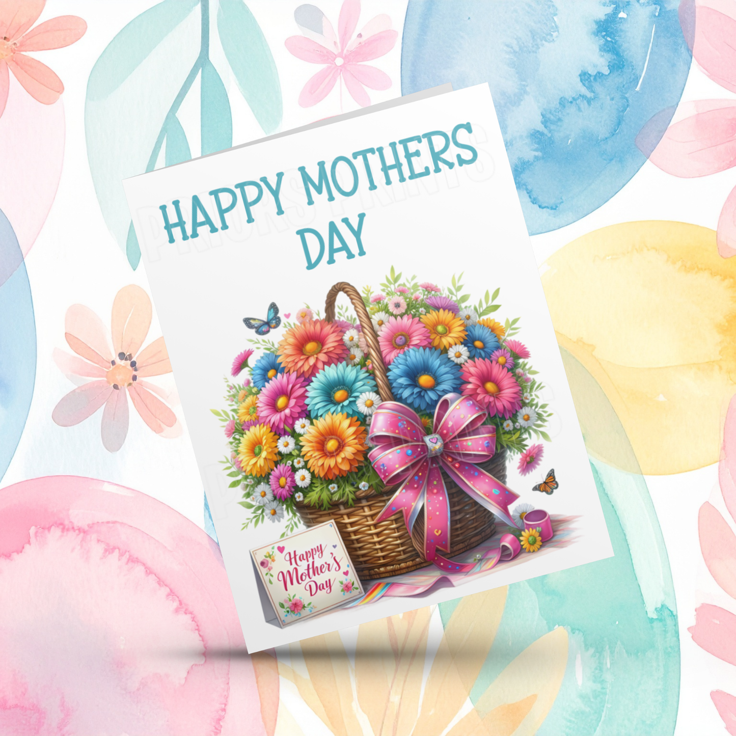 Flower Happy Mothers Day Card