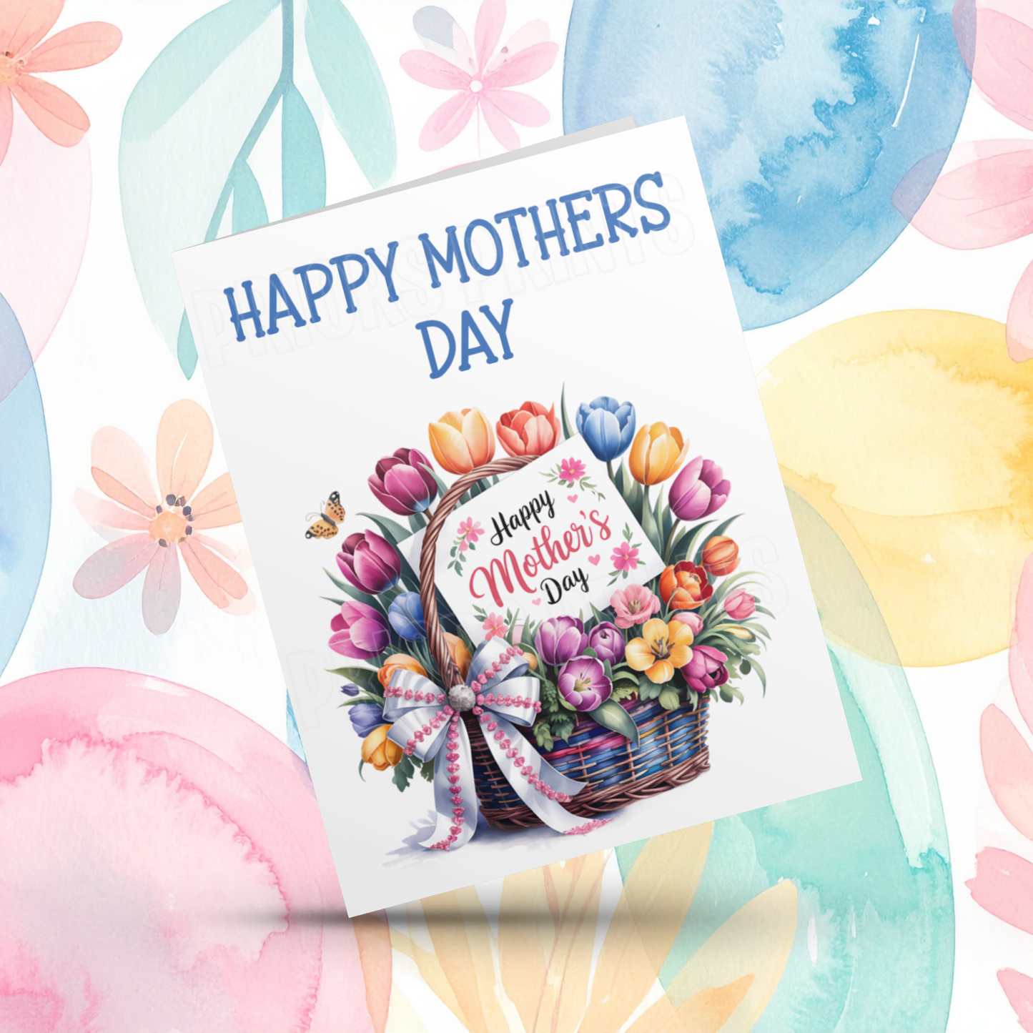 Flower Happy Mothers Day Card