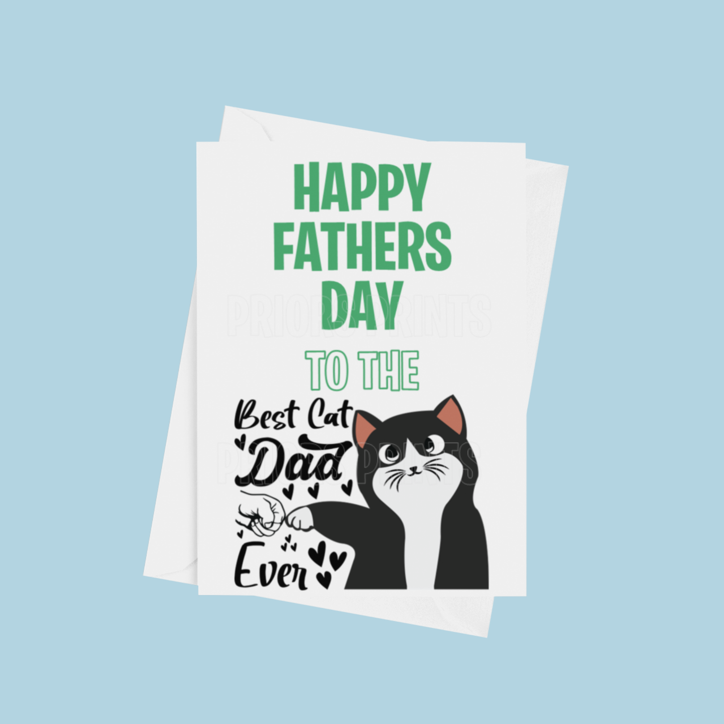 Cat or Dog Dad Fathers Day Cards- Mixed Designs