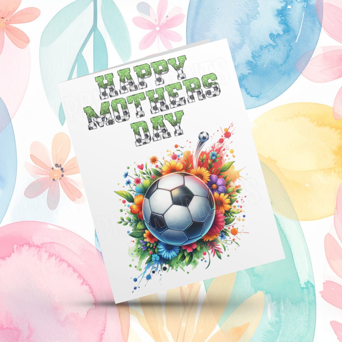 Football Happy Mothers Day Card