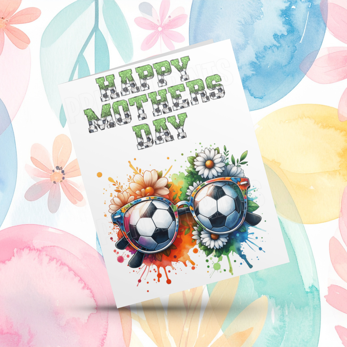 Football Happy Mothers Day Card
