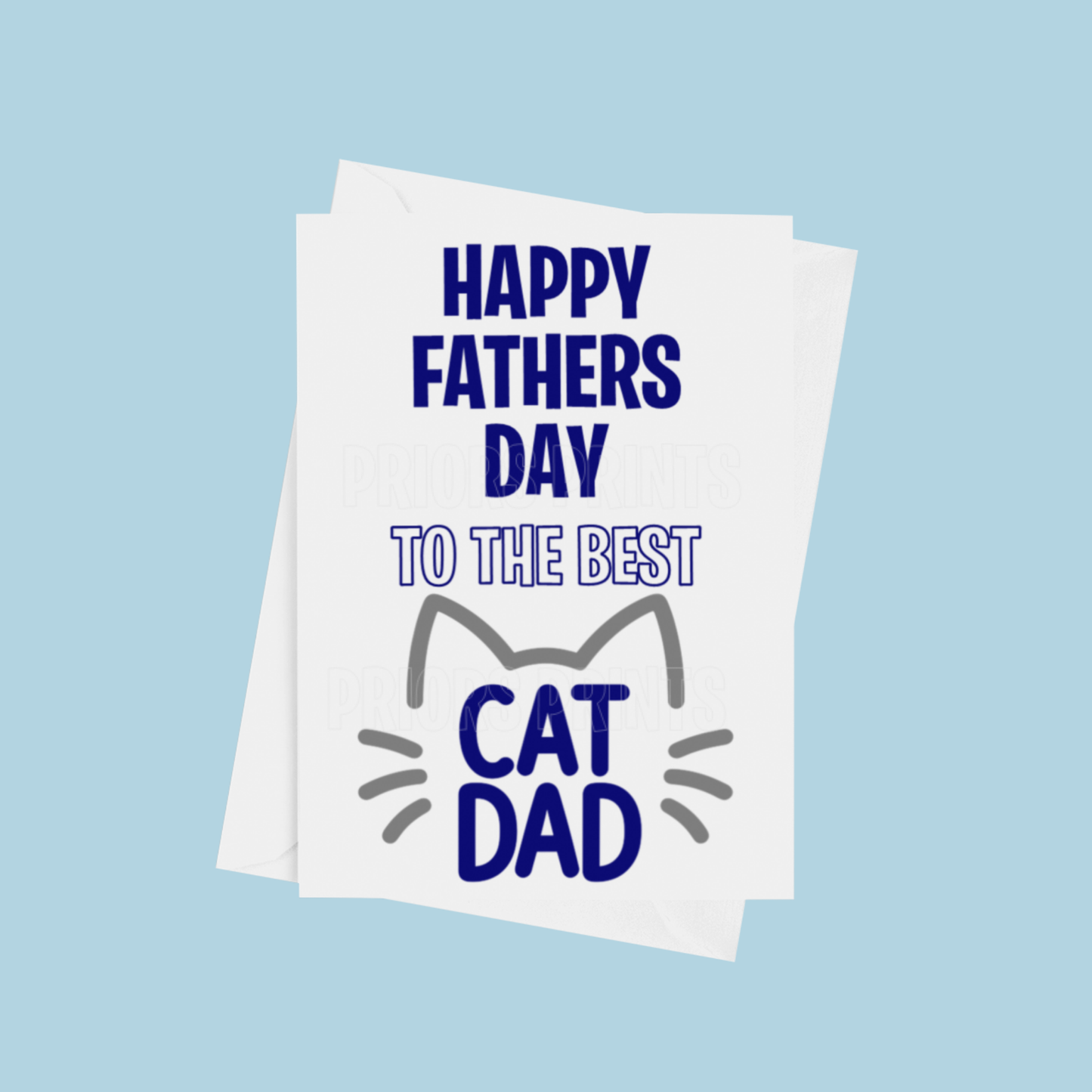 Cat or Dog Dad Fathers Day Cards- Mixed Designs