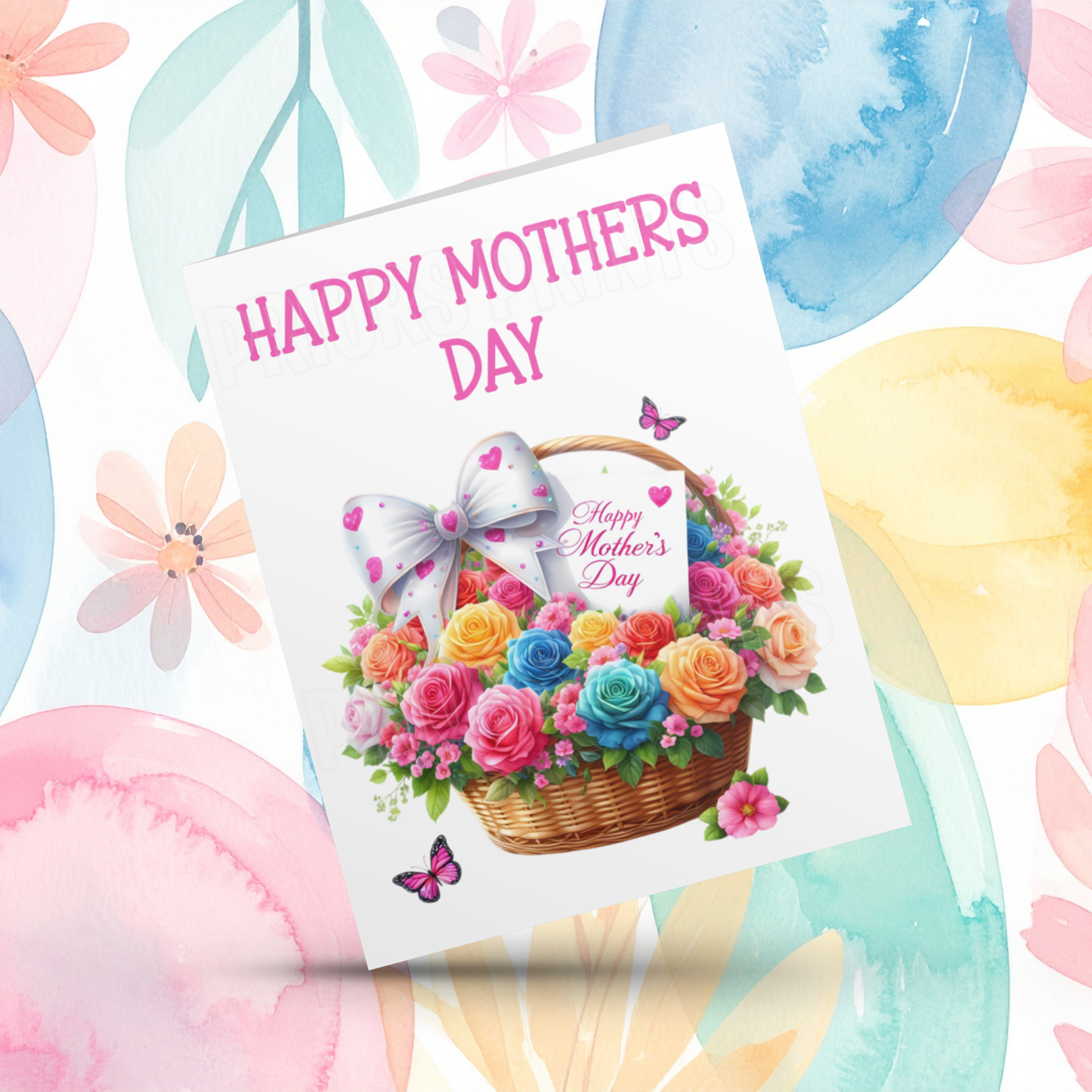 Flower Happy Mothers Day Card