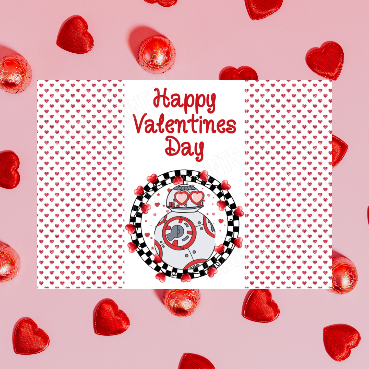 Disney Character Personalised Valentines Day Chocolate Bar Wrappers 1 I Cars I Yoda I Star Wars I Spiderman I Toy Story I Woody I Jessie I Lightening Macqueen