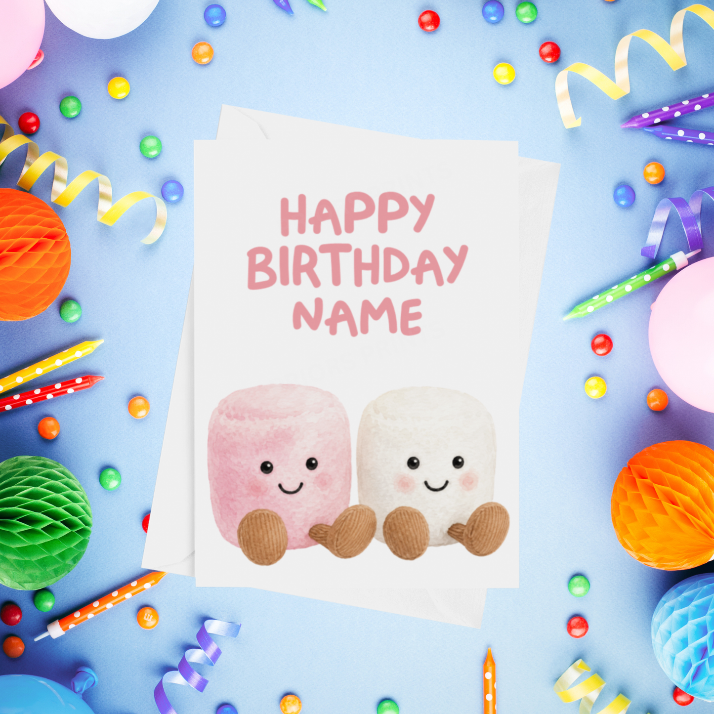 Jelly Cat Personalised Birthday Cards