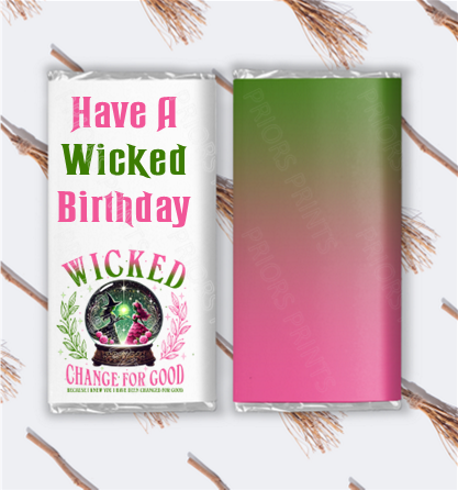 Wicked Chocolate Bar Wrappers