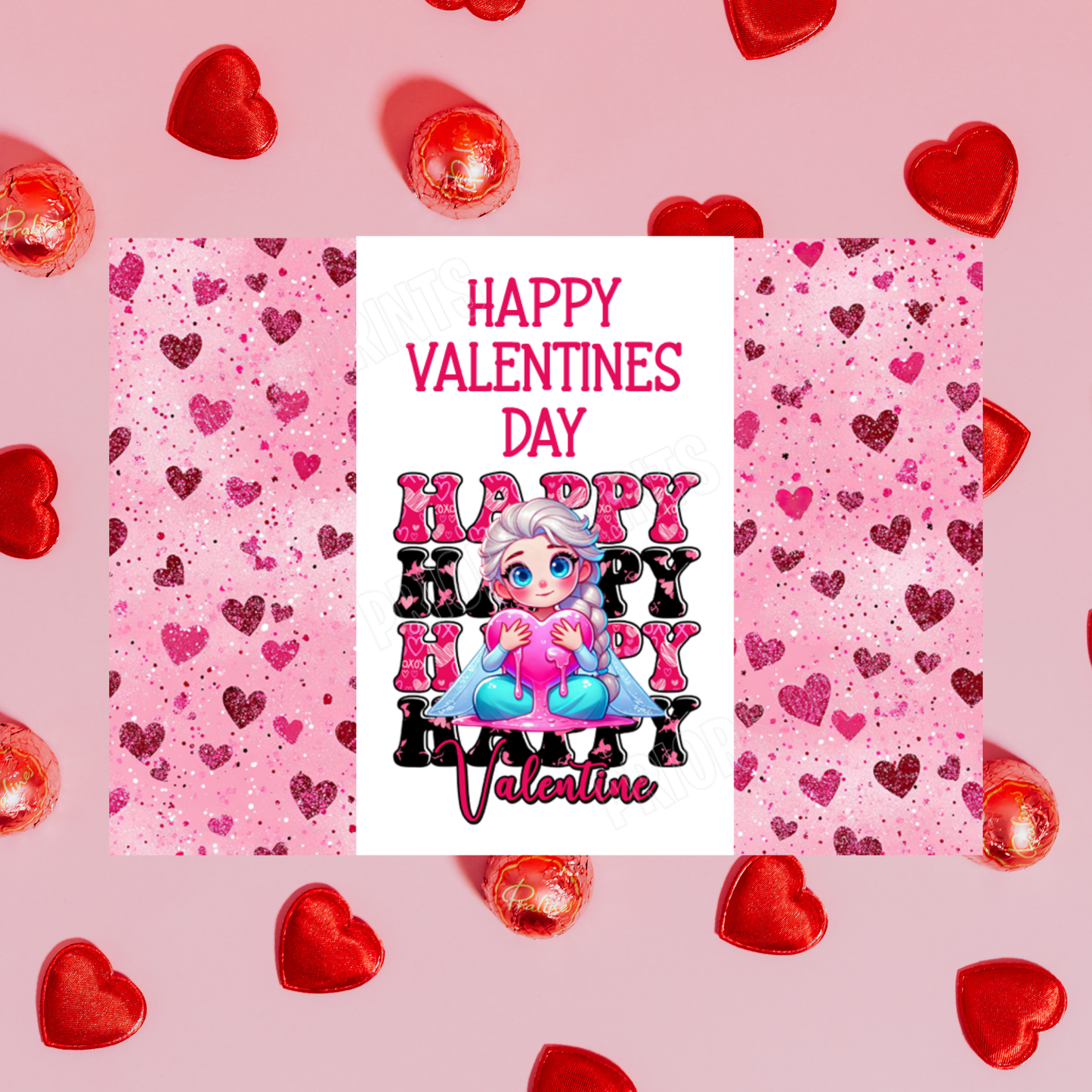 Happy Valentines Day Cute Character Chocolate Bar Wrappers I Yoda I Batman I Eeyore I Princess I Deadpool I Groot I Spiderman I Sonic Mario