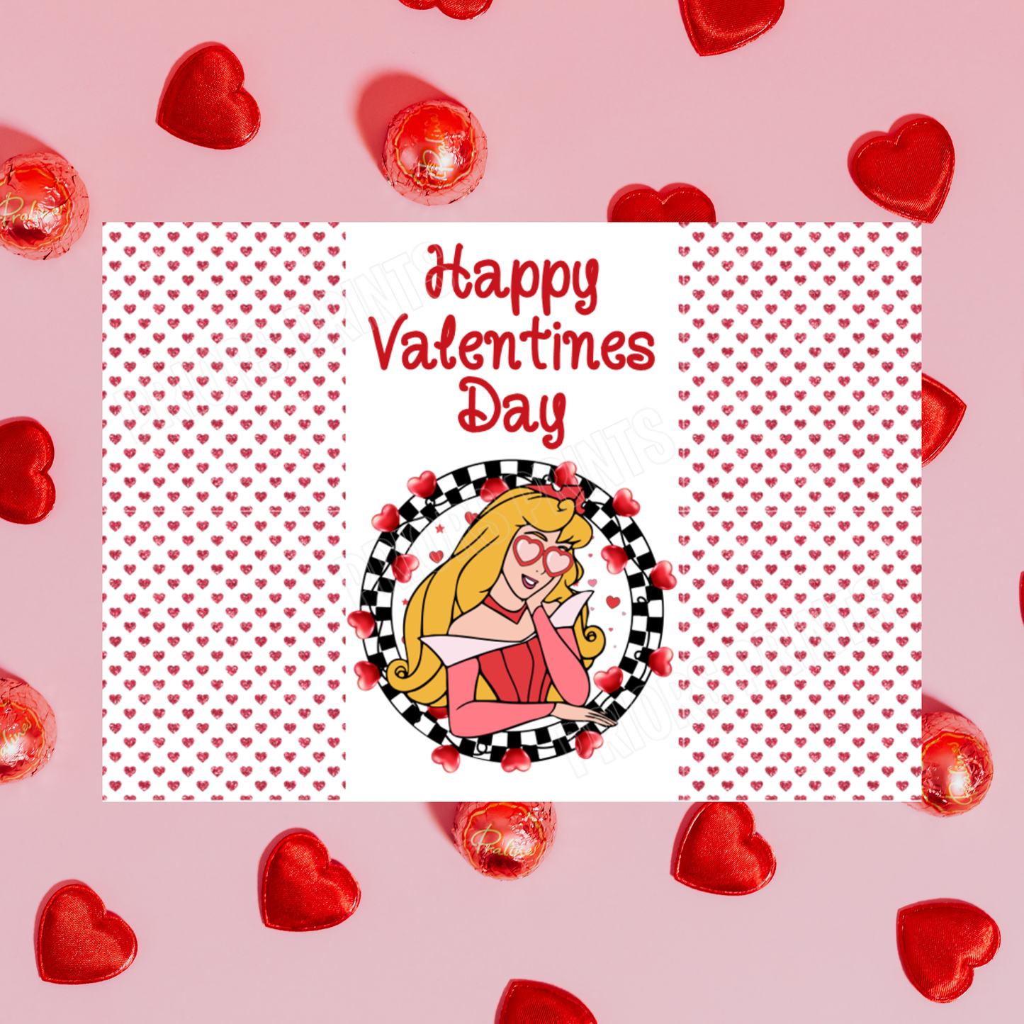 Disney Character Personalised Valentines Day Chocolate Bar Wrappers 3 I Lilo and Stitch I Beauty & The Beast I Tinkerbell I Aristocats I Sleeping Beauty Angel