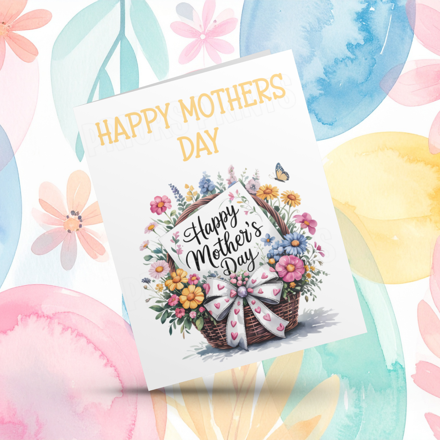 Flower Happy Mothers Day Card