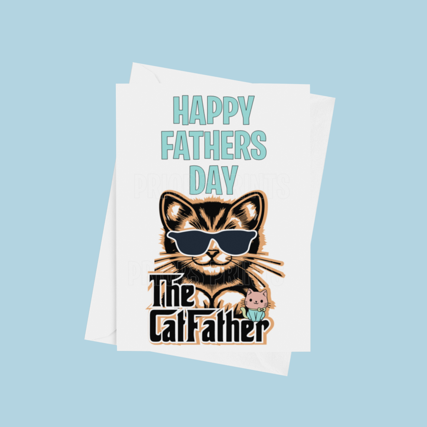 Cat or Dog Dad Fathers Day Cards- Mixed Designs