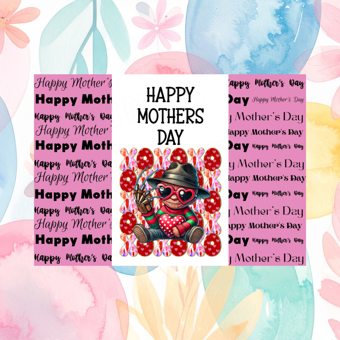 XOXO Character Happy Mothers Day Chocolate Bar Wrapper 2
