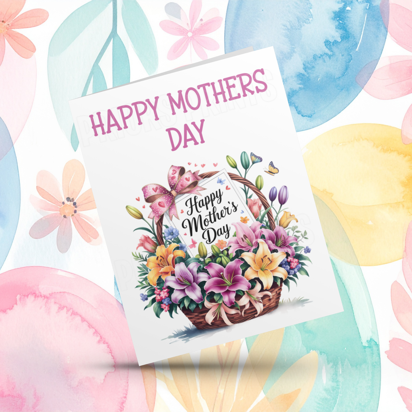 Flower Happy Mothers Day Card