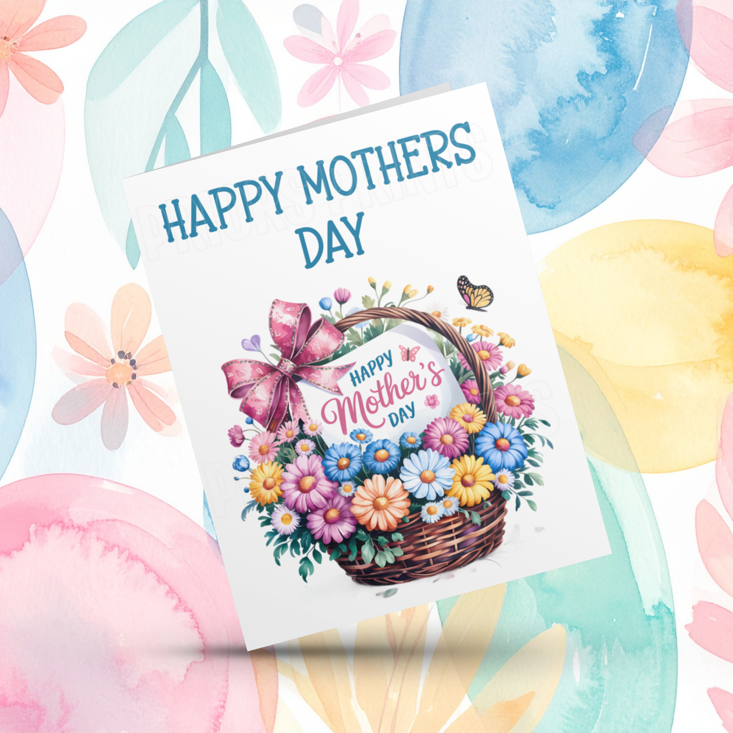 Flower Happy Mothers Day Card