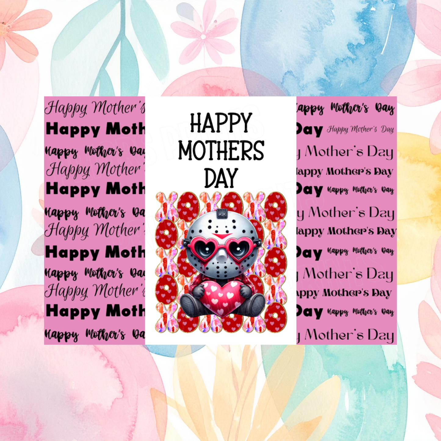 XOXO Character Happy Mothers Day Chocolate Bar Wrapper 2