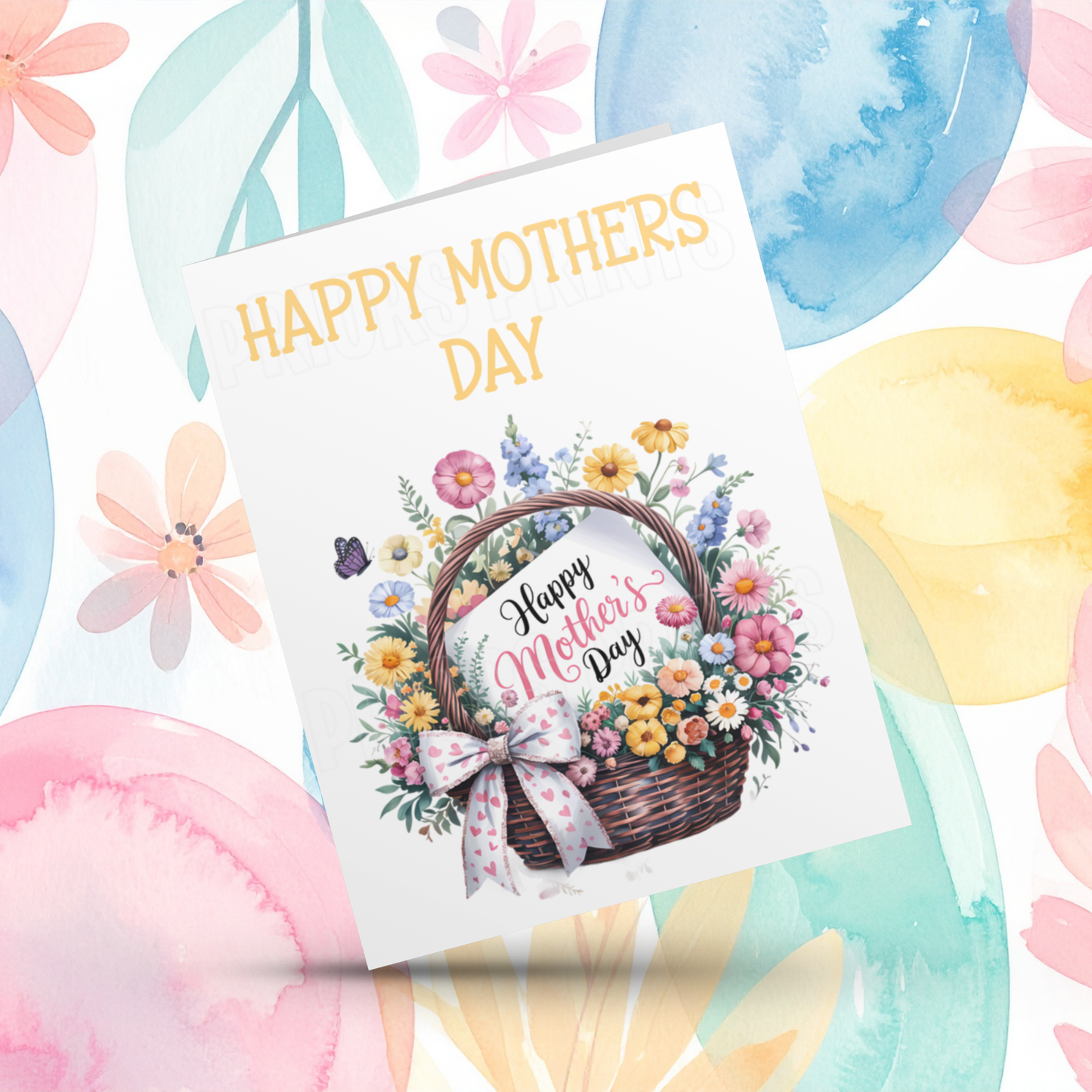 Flower Happy Mothers Day Card