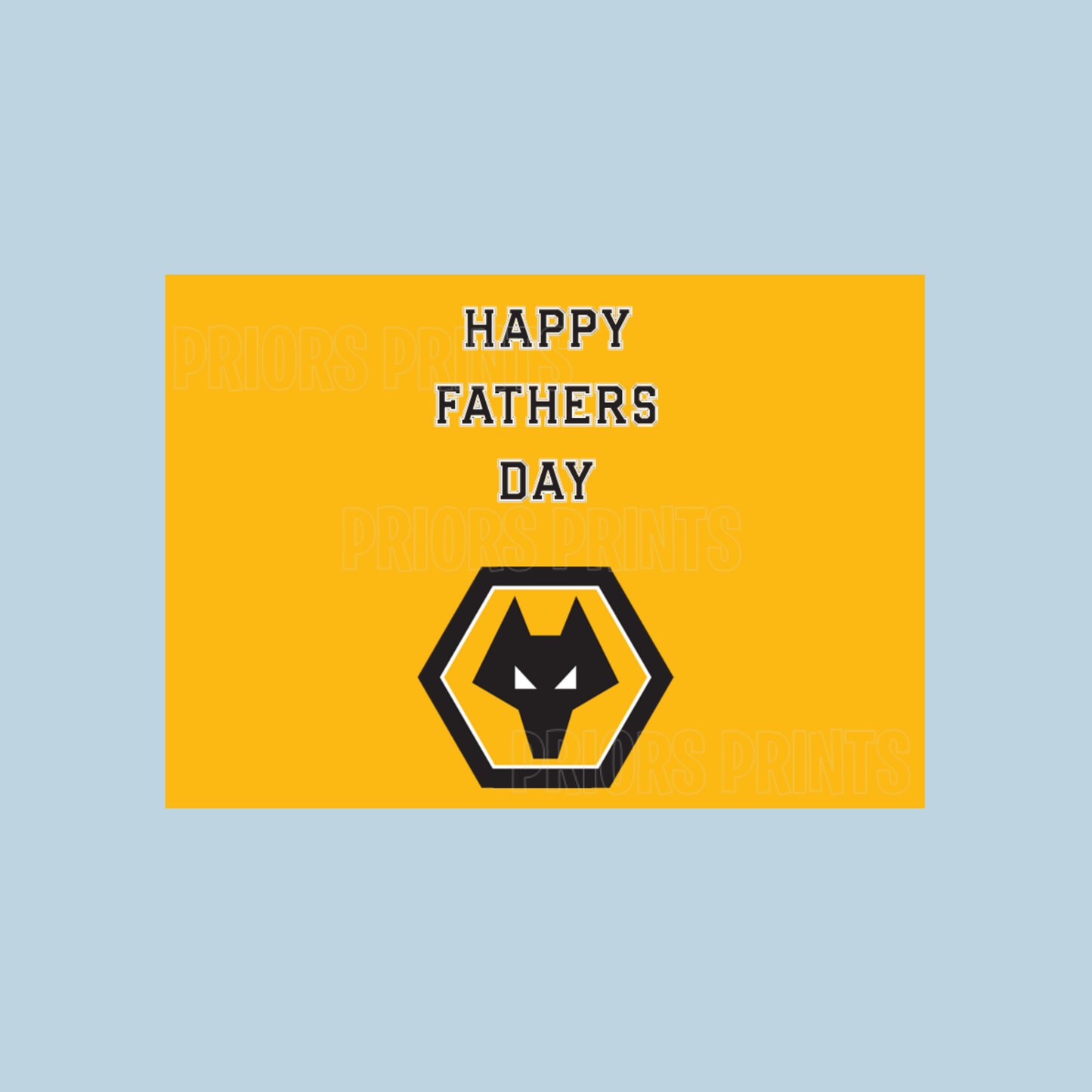 Football Team Happy Fathers Day Chocolate Bar Wrapper