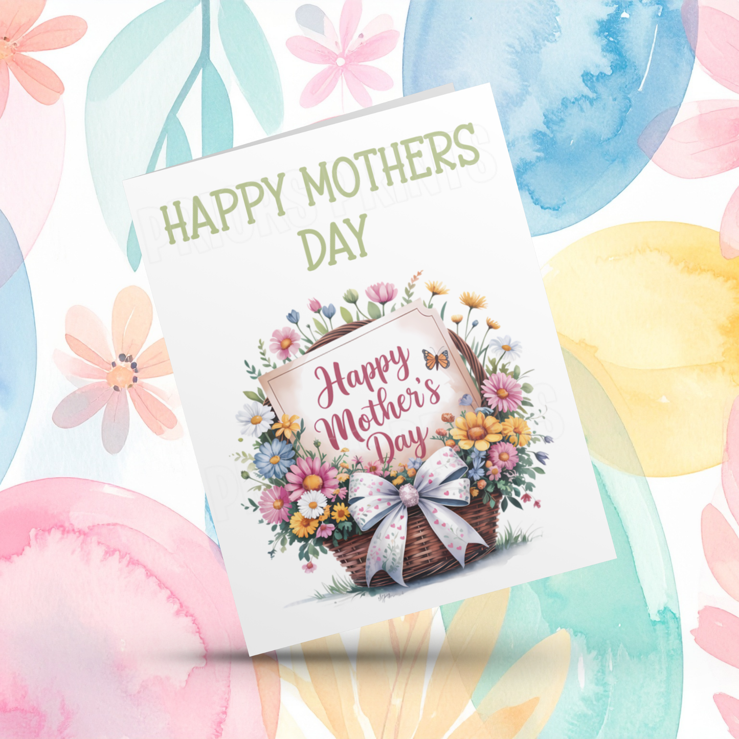 Flower Happy Mothers Day Card