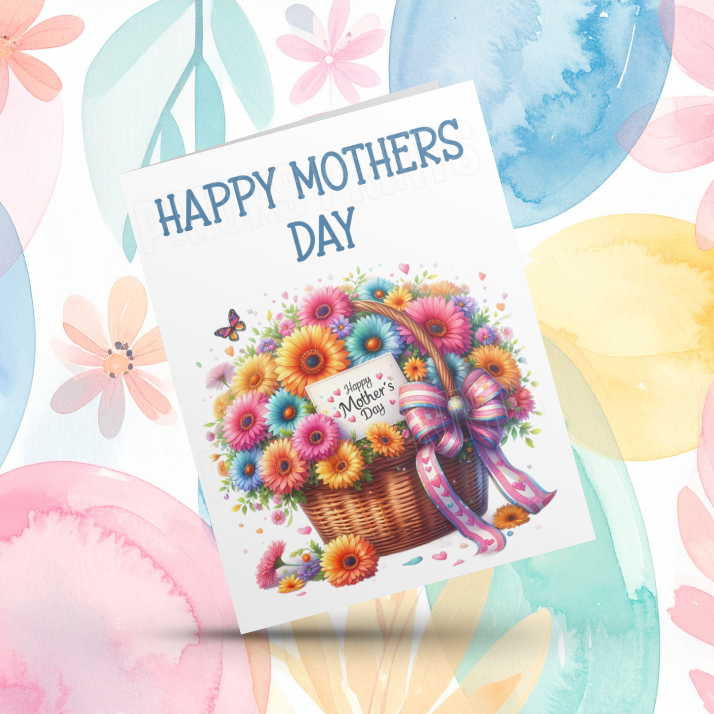 Flower Happy Mothers Day Card