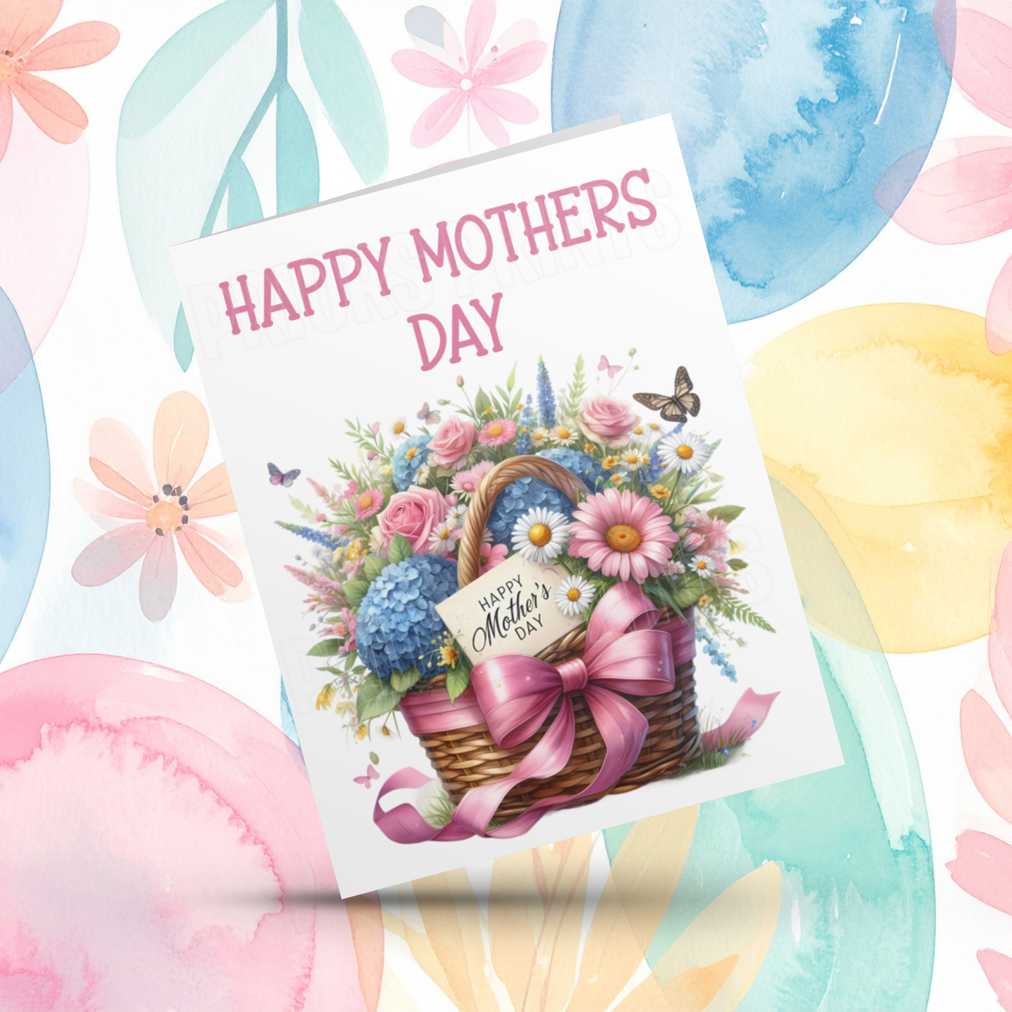 Flower Happy Mothers Day Card