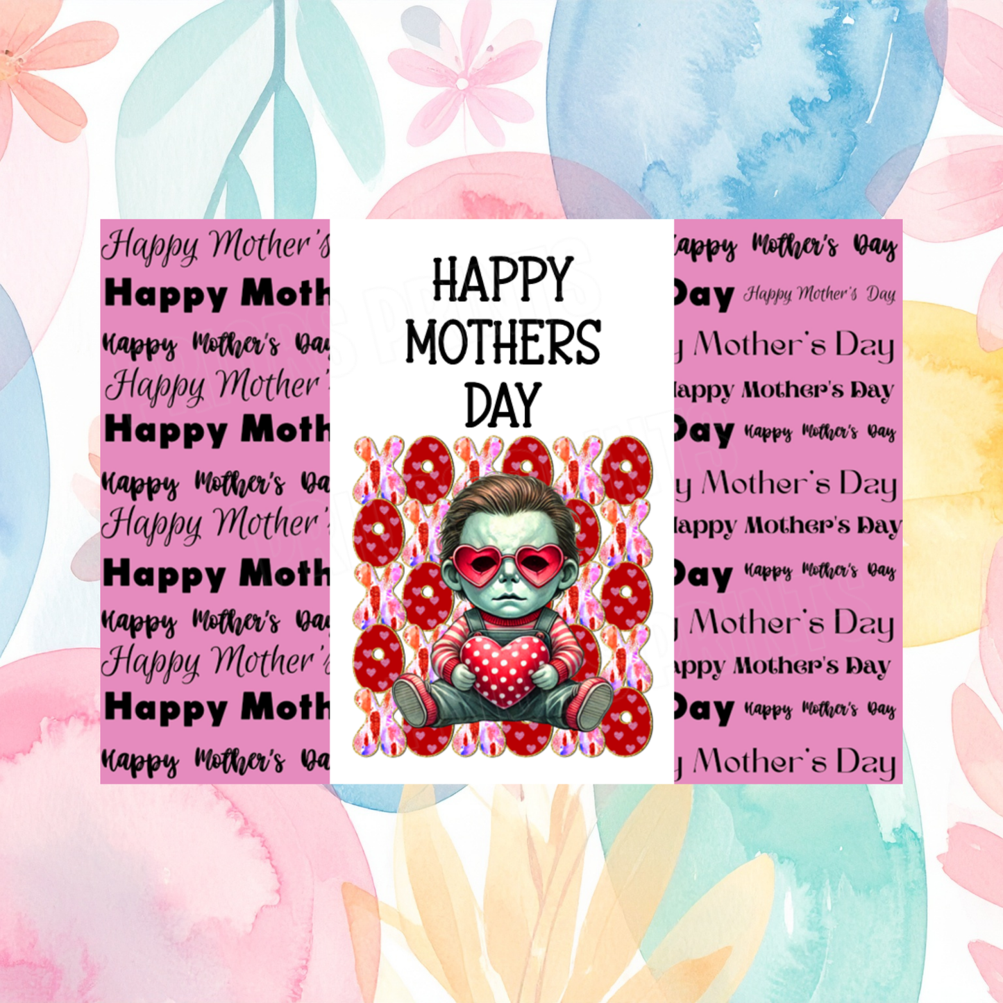XOXO Character Happy Mothers Day Chocolate Bar Wrapper 2